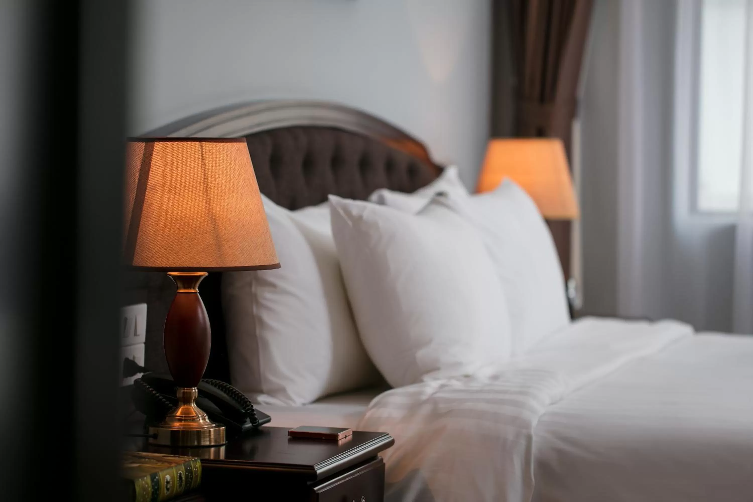 Decorative detail, Bed in Halais Hotel