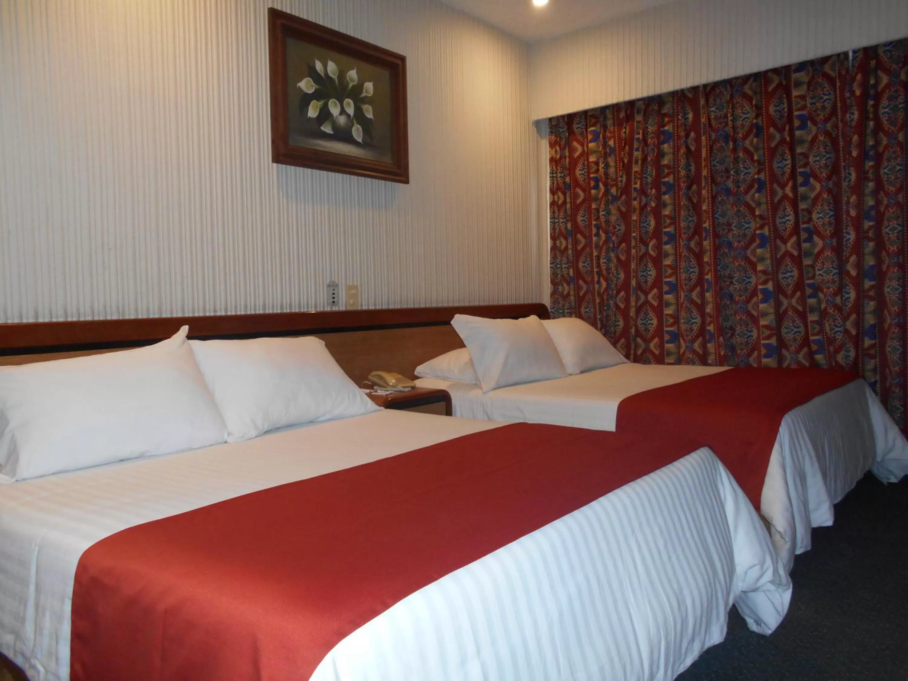 Bed in Hotel Puente Real