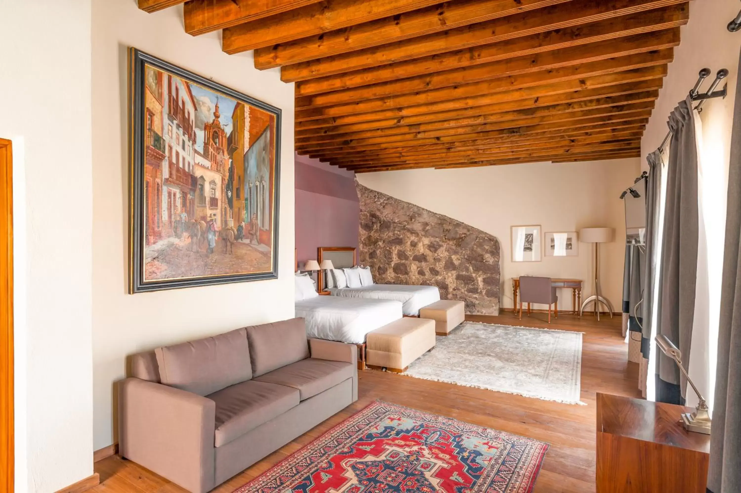 Master Suite with Two Double Beds in Casa del Rector Hotel Boutique Master Suite with Two Double Beds in Casa del Rector Hotel Boutique