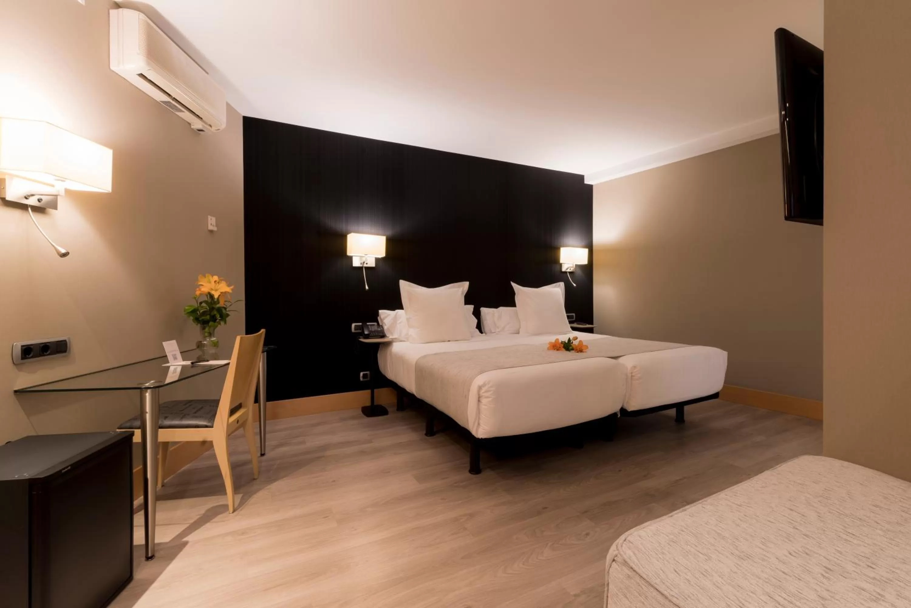 Facility for disabled guests, Bed in Hotel Plaza