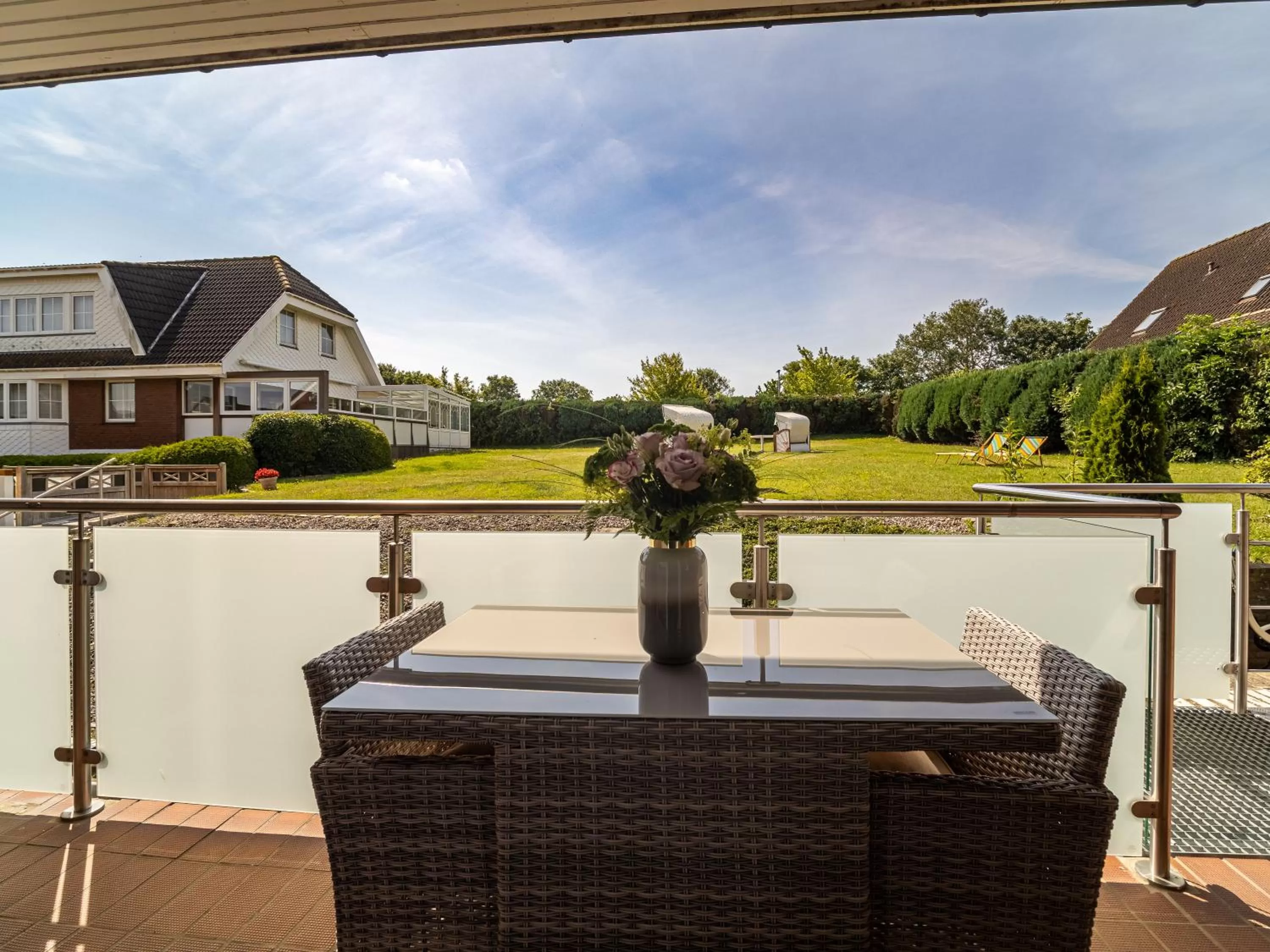 Patio in Tom's Hus Heiligenhafen