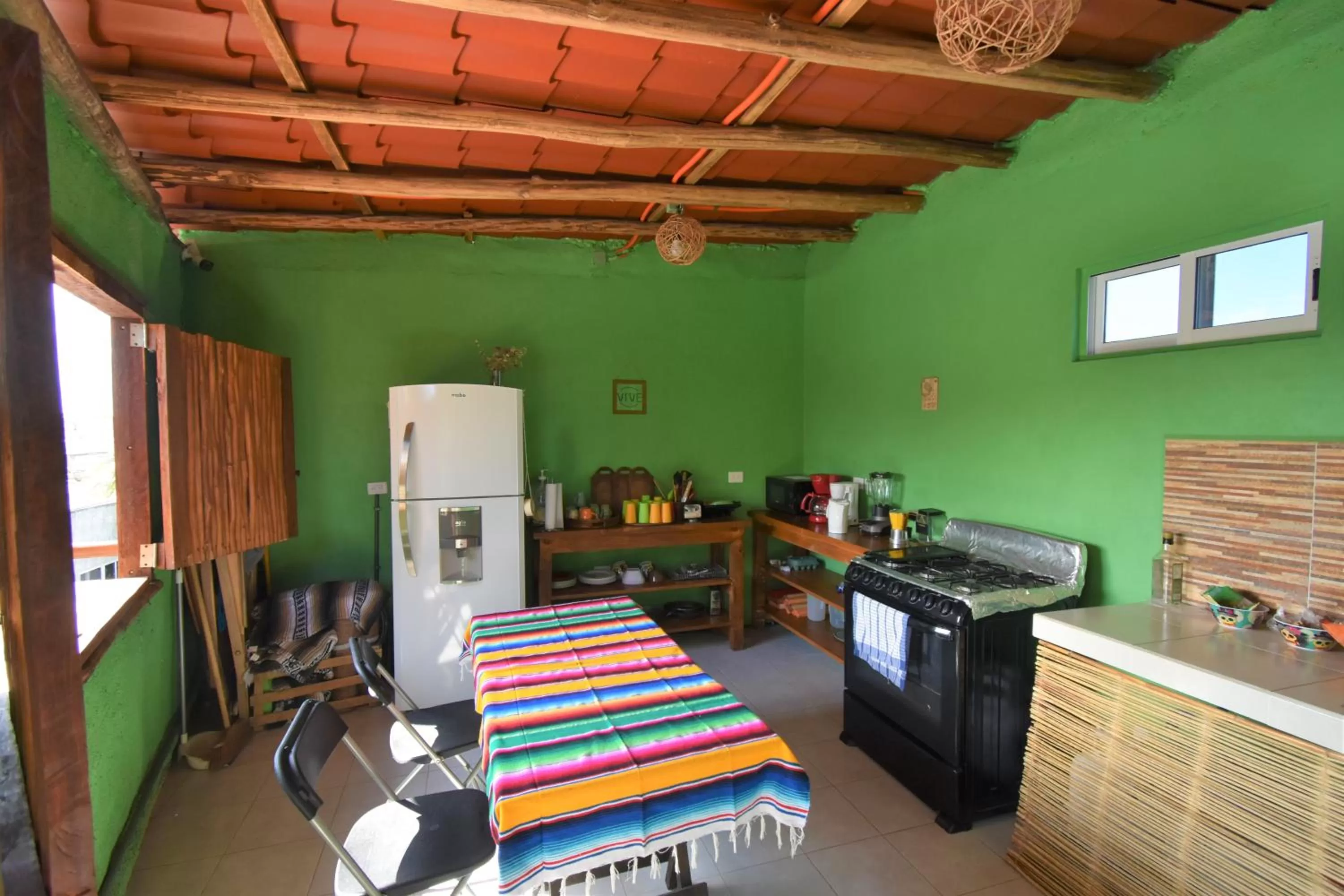 Kitchen or kitchenette in Casa Almendro