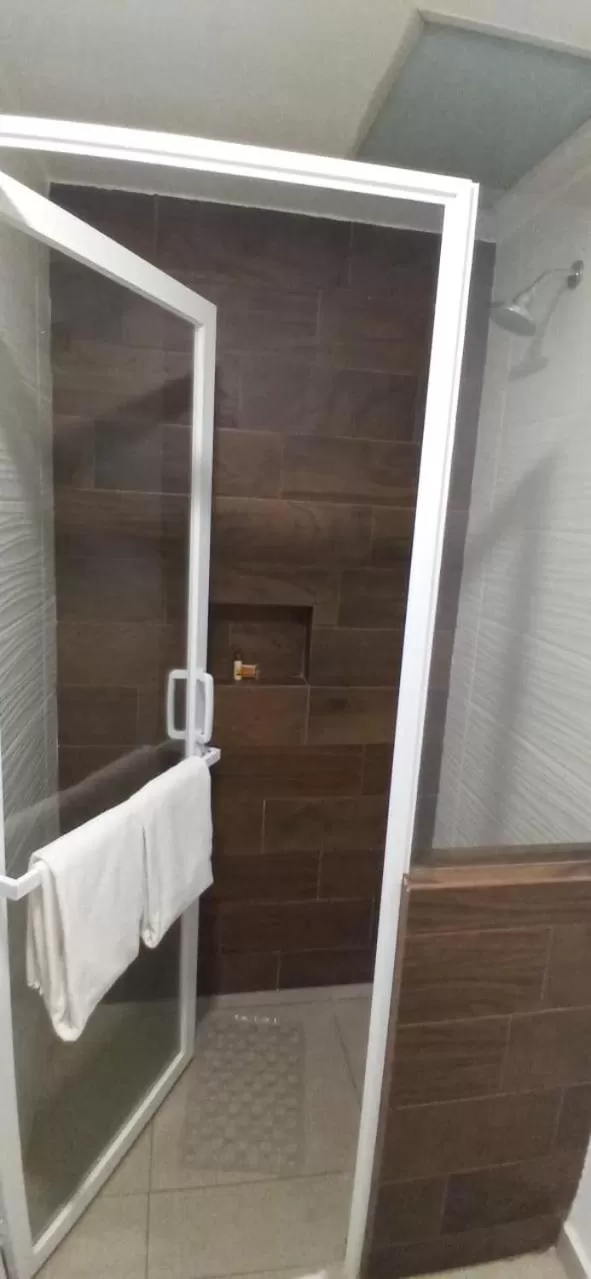 Shower in Hotel Medrano Temáticas and Business Rooms Aguascalientes