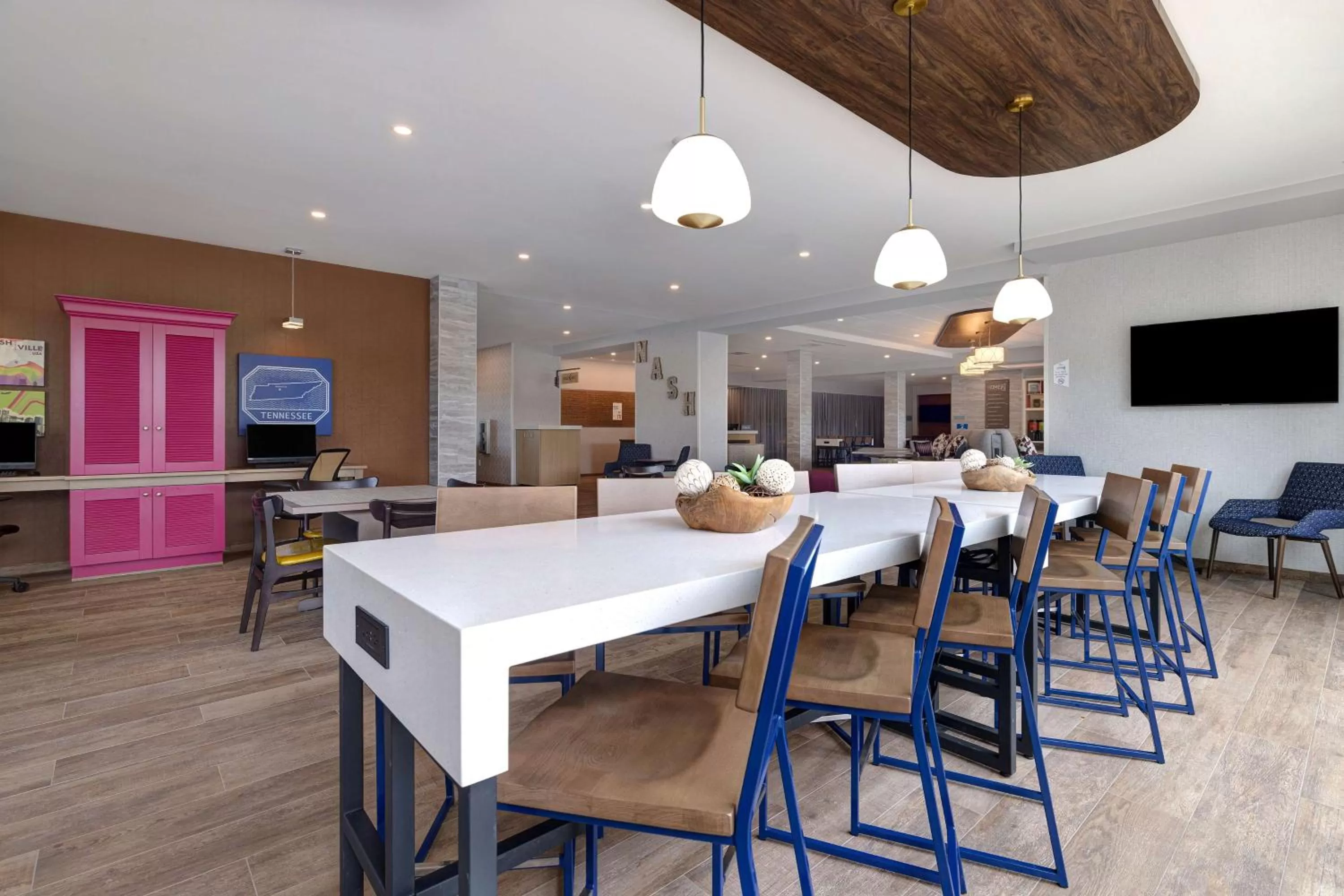 Lobby or reception in Home2 Suites By Hilton Nashville Downtown-Metrocenter