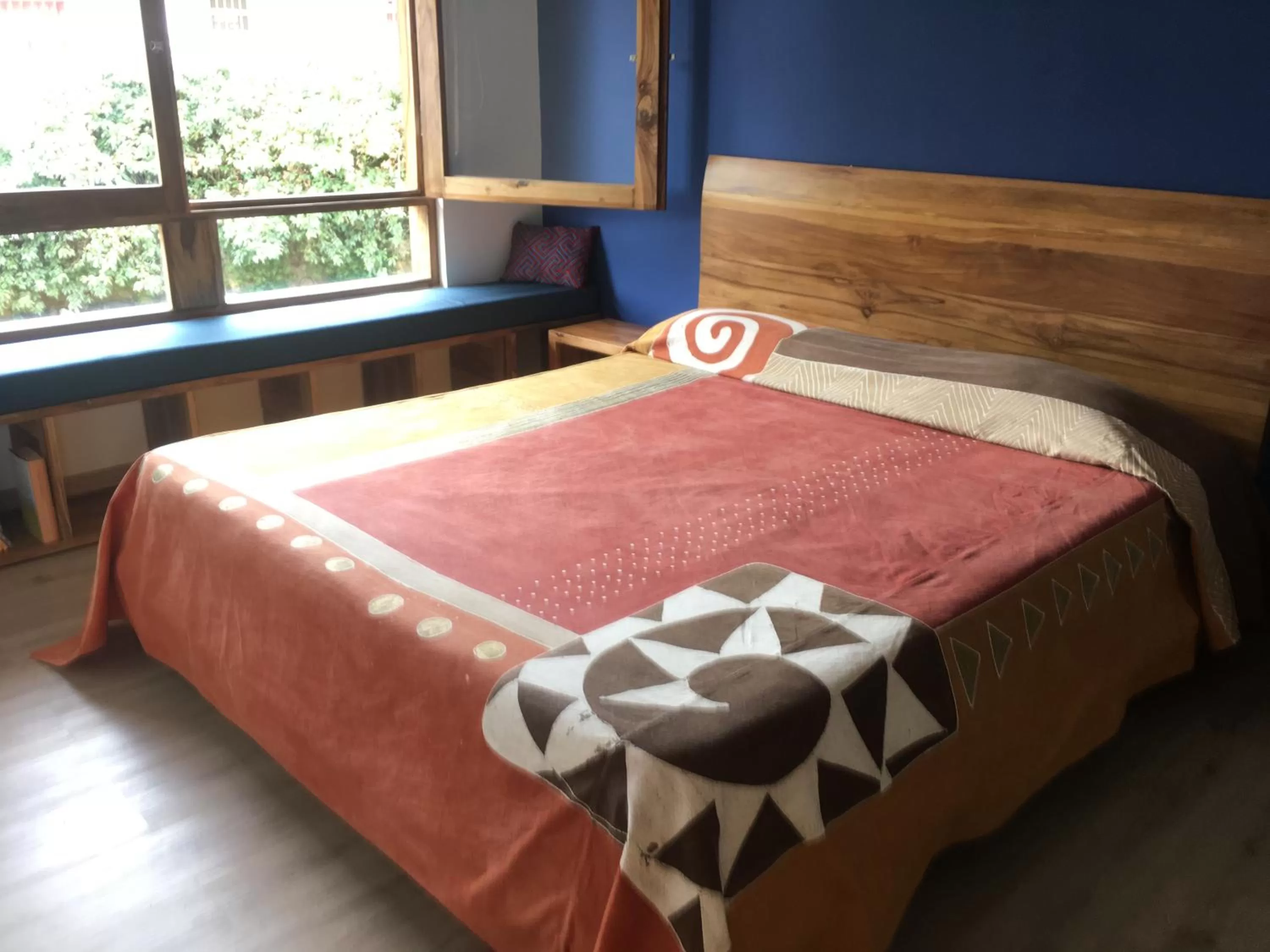 Bed in Hotel La Caracola