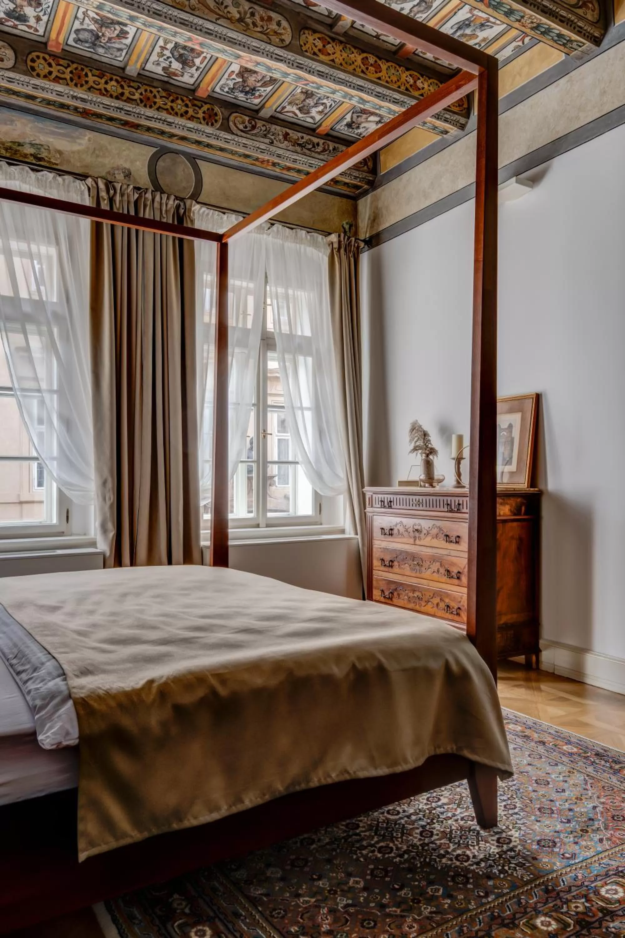 Bed in Hotel Nerudova 211