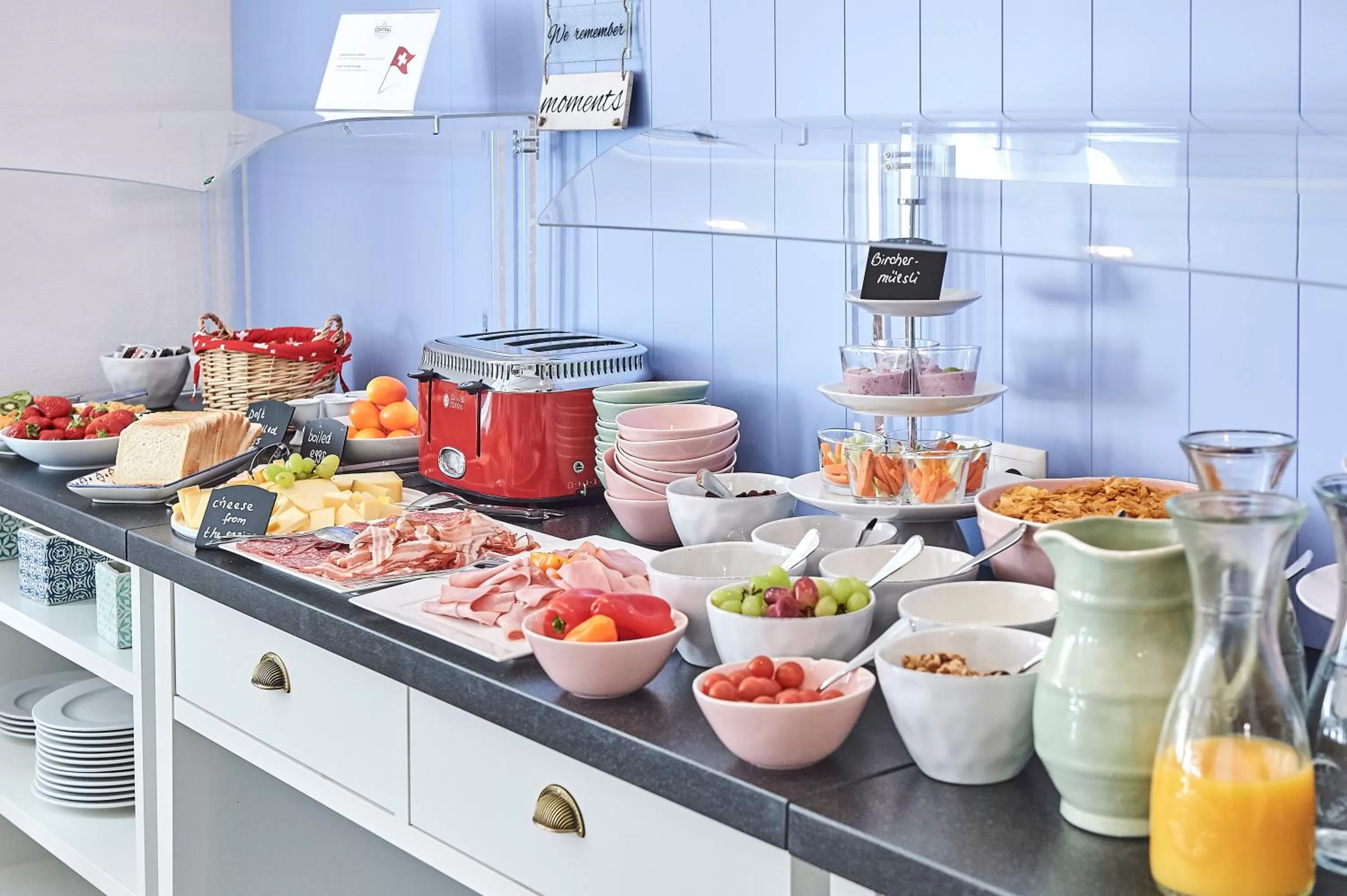 Buffet breakfast in Hotel Central Luzern