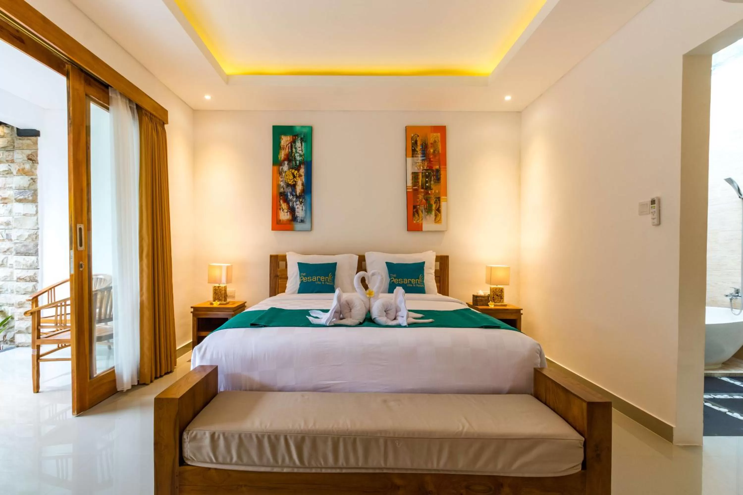 Bed in The Pesaren Ubud