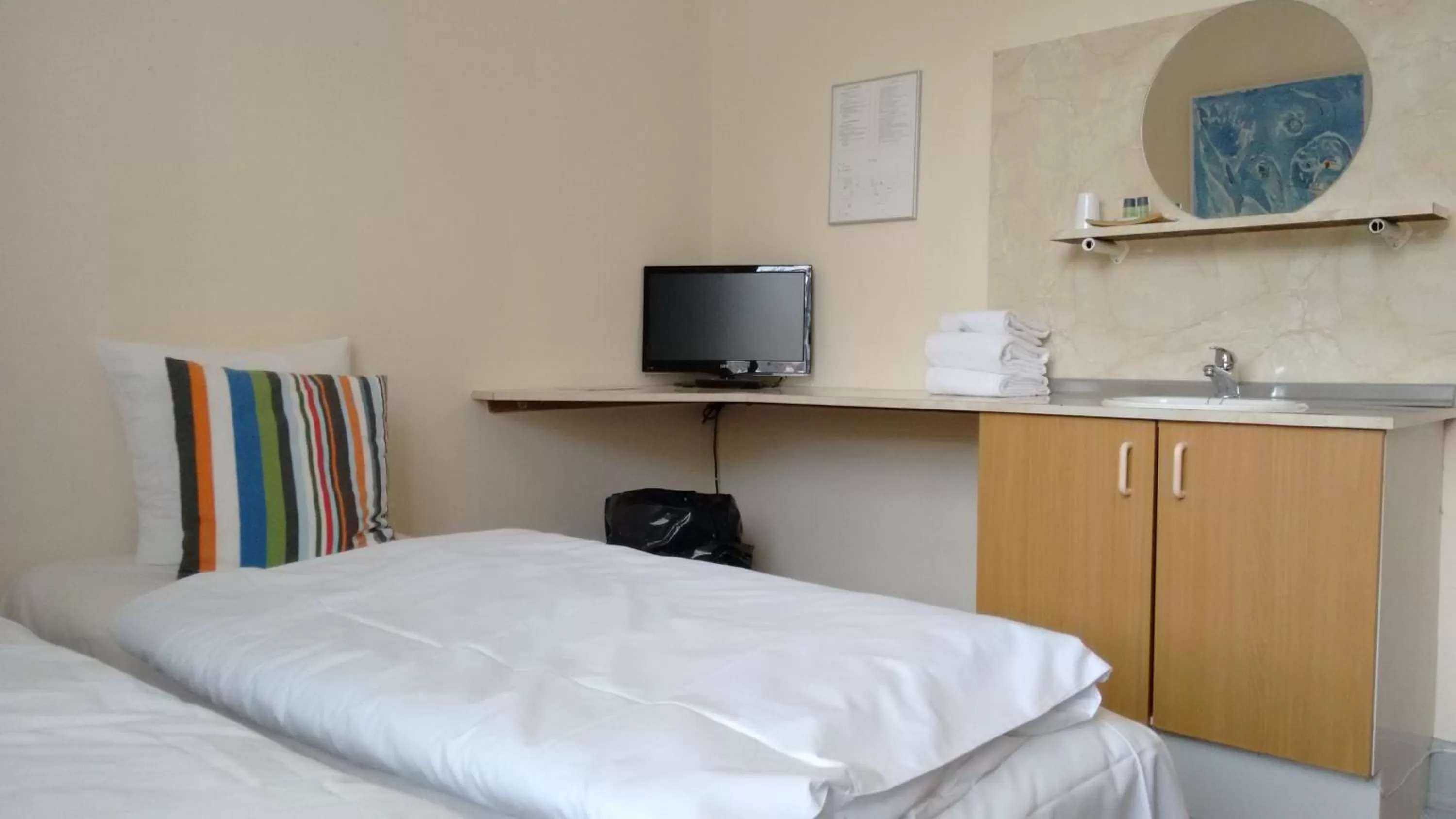 Decorative detail, TV/Entertainment Center in Herman Bang Bed and Breakfast