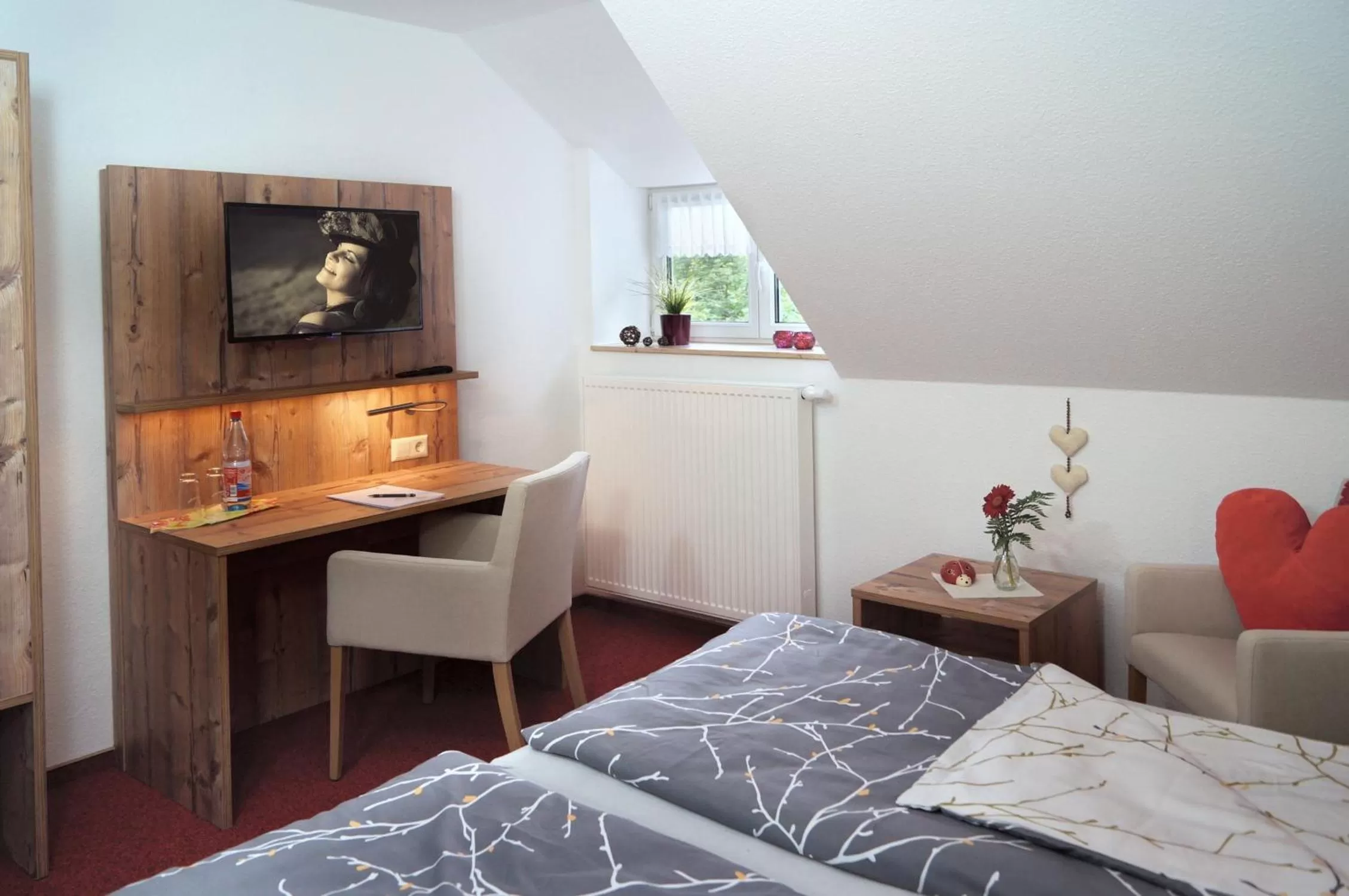 TV and multimedia, Bed in Erzgebirgshotel Misnia Bärenfels