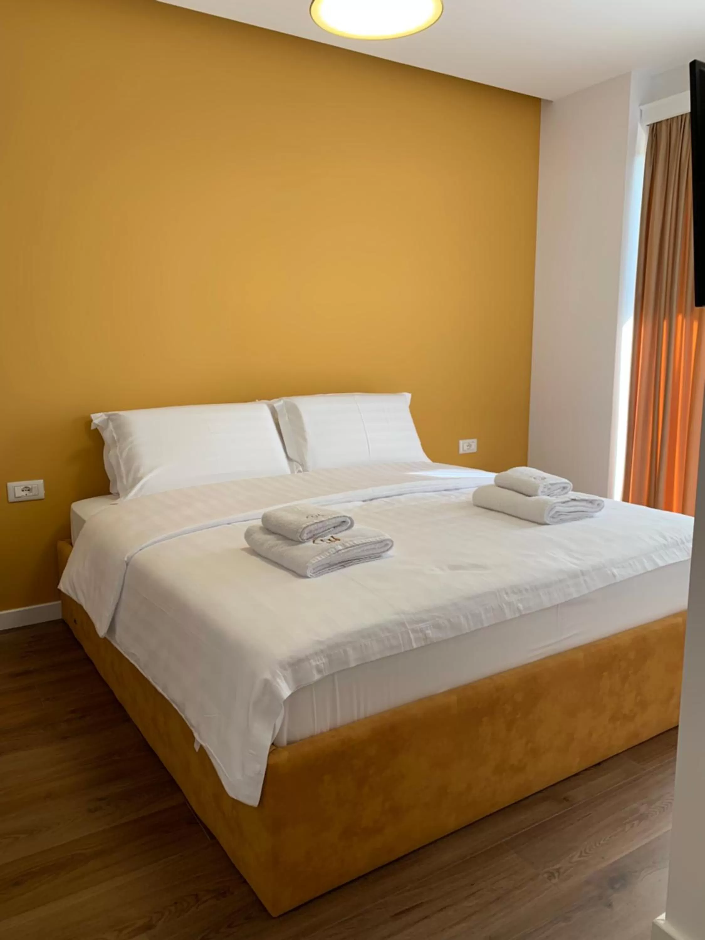 Bed in Grand Hotel Pogradec