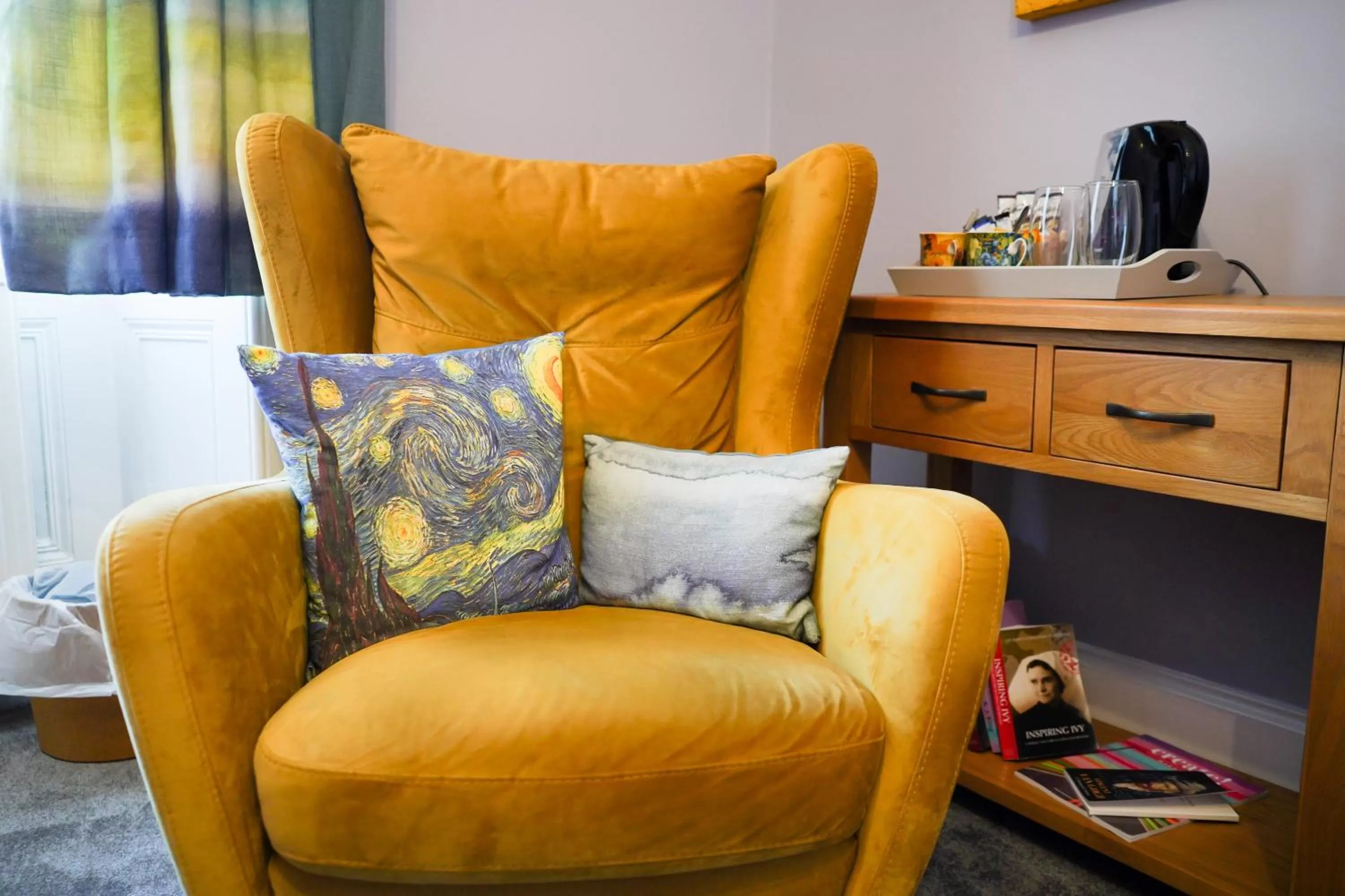 Seating area in The Art Bank