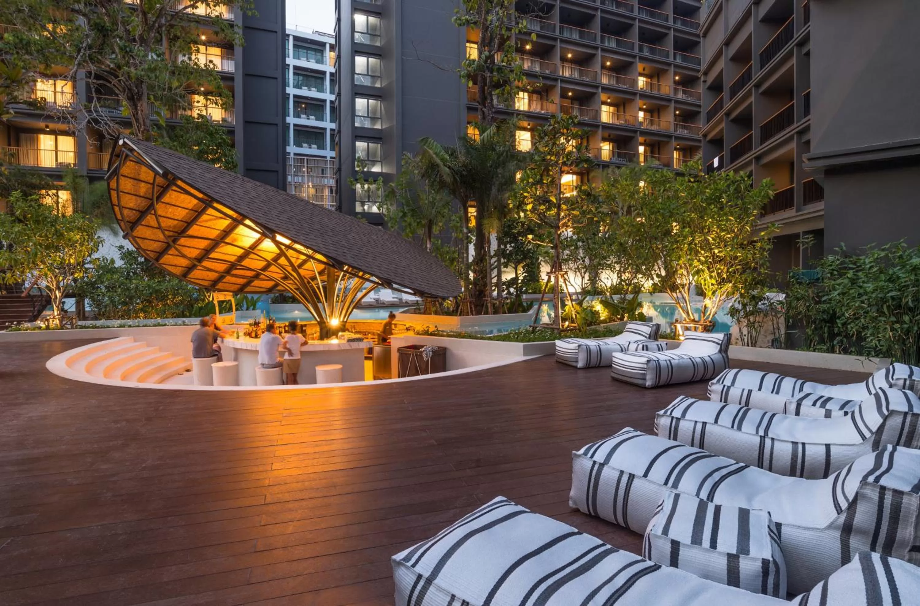 Lounge or bar in Panan Krabi Resort