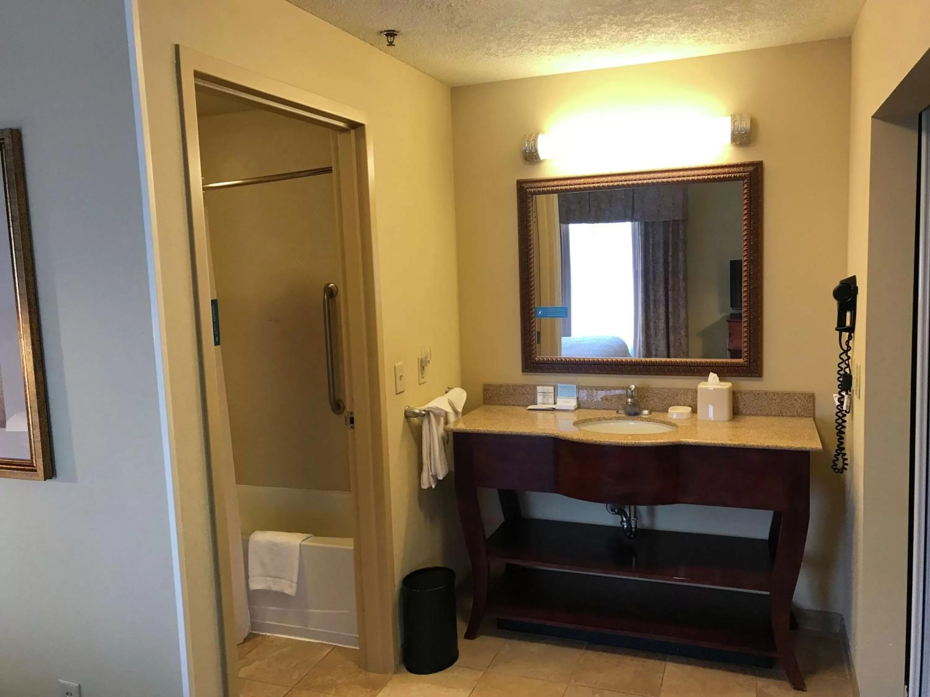 Bathroom in Hampton Inn & Suites Bloomington-Normal