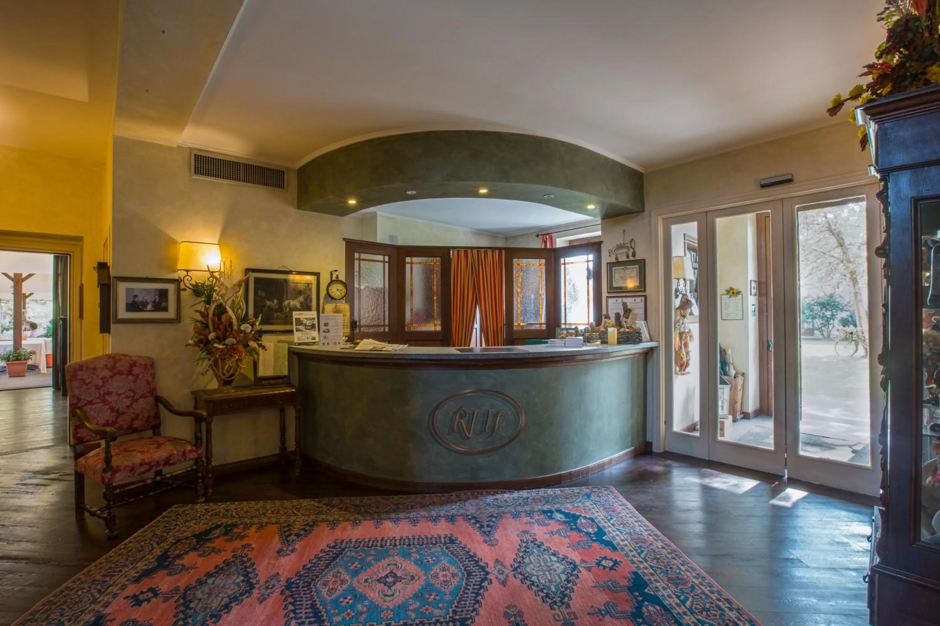 Lobby or reception in Romantic Hotel Furno