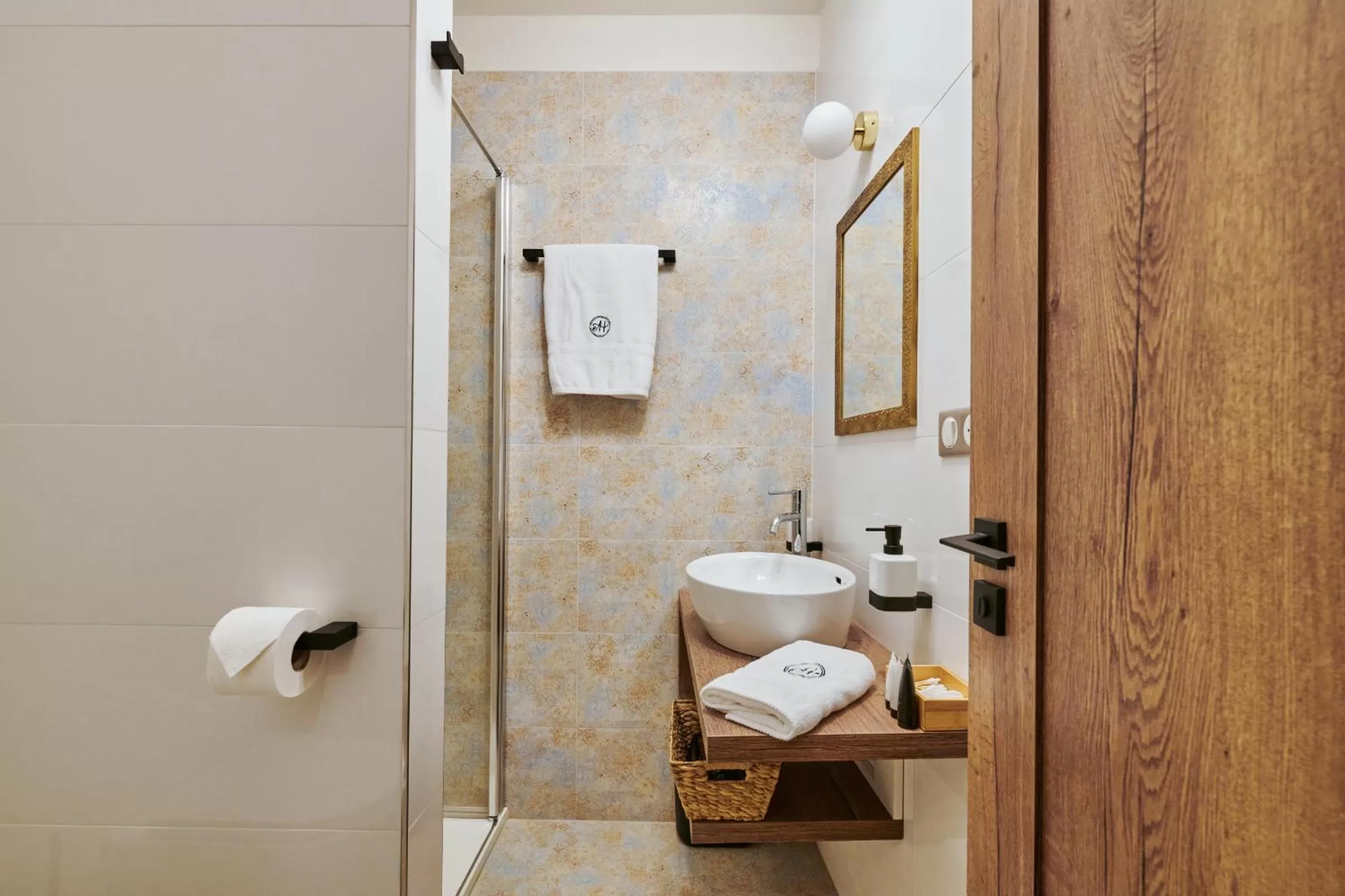 Bathroom in Hotel Alfréd a Hermína