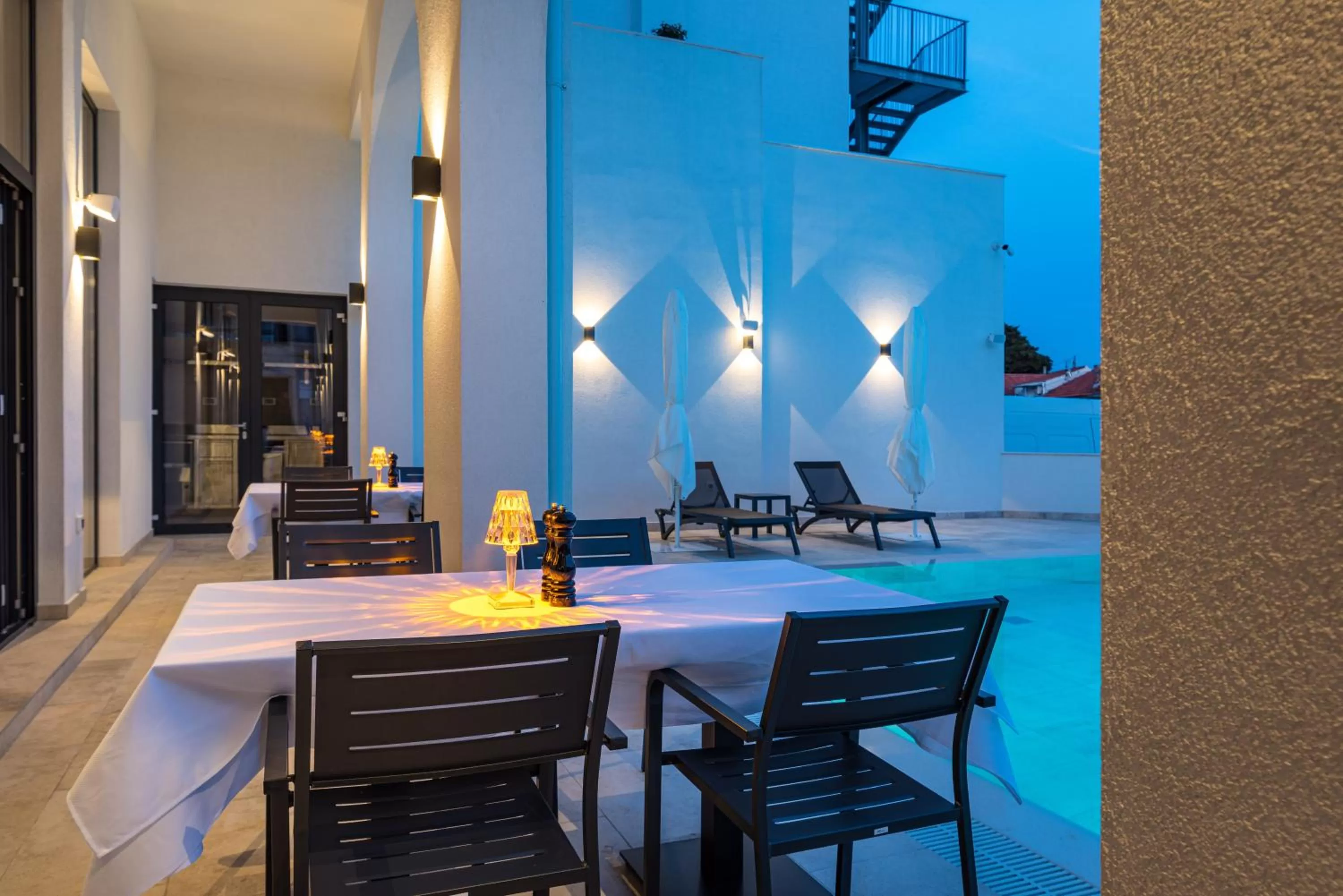 Seating area in Miramare Hotel