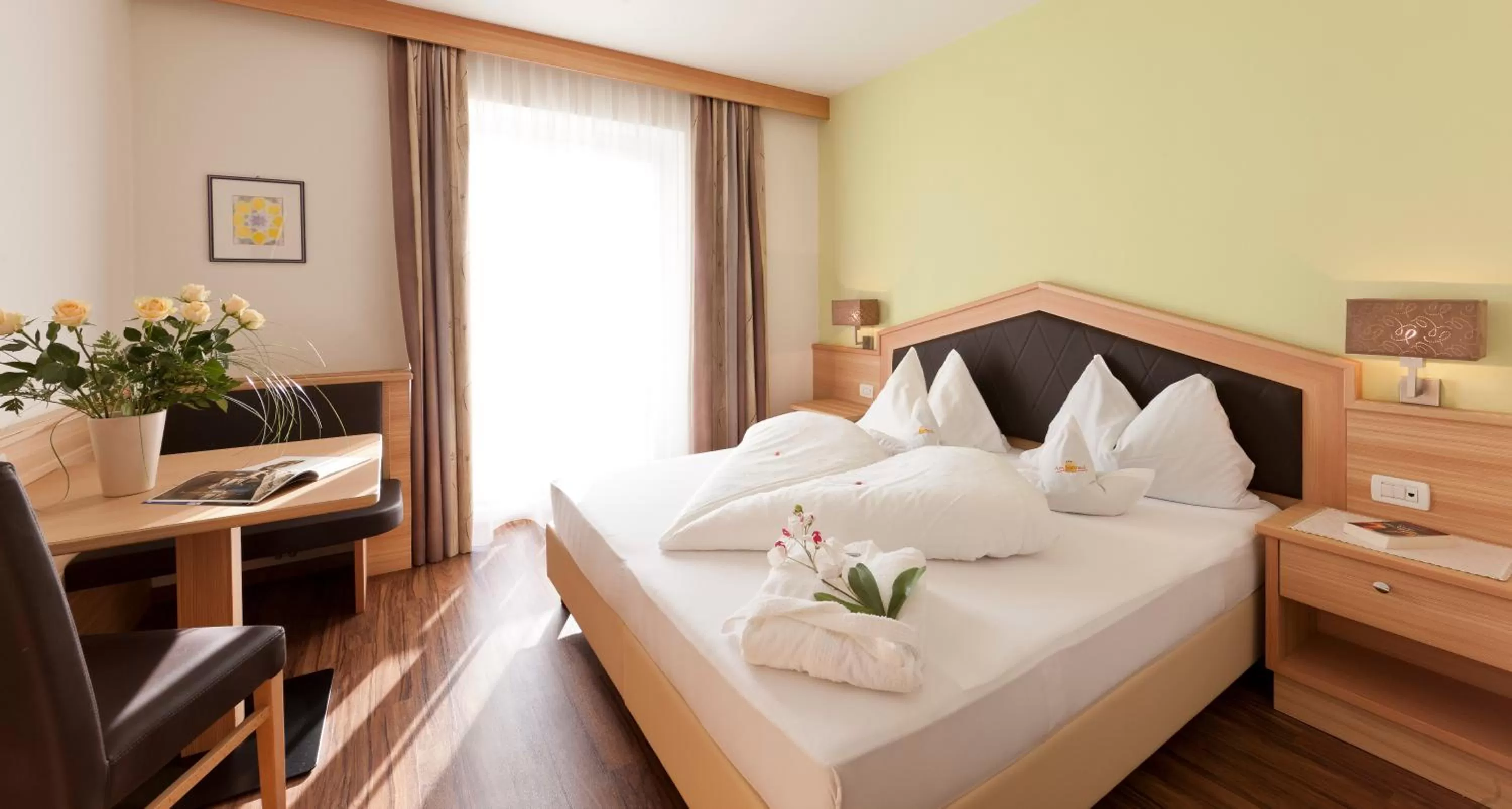 Photo of the whole room, Bed in Hotel Am Sonneck