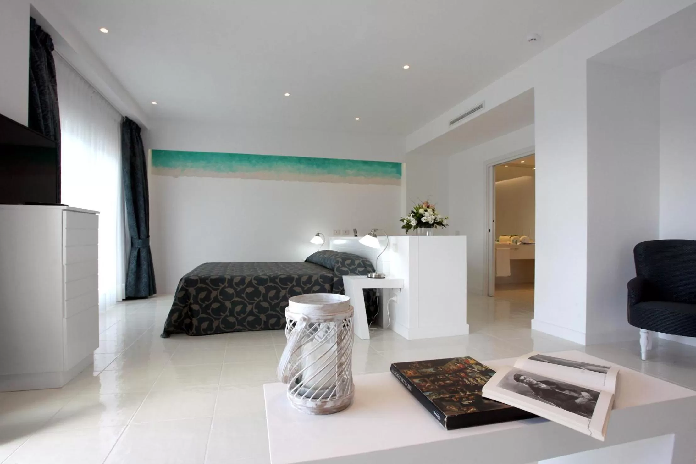 Bedroom, Bed in Hotel Miramare Stabia