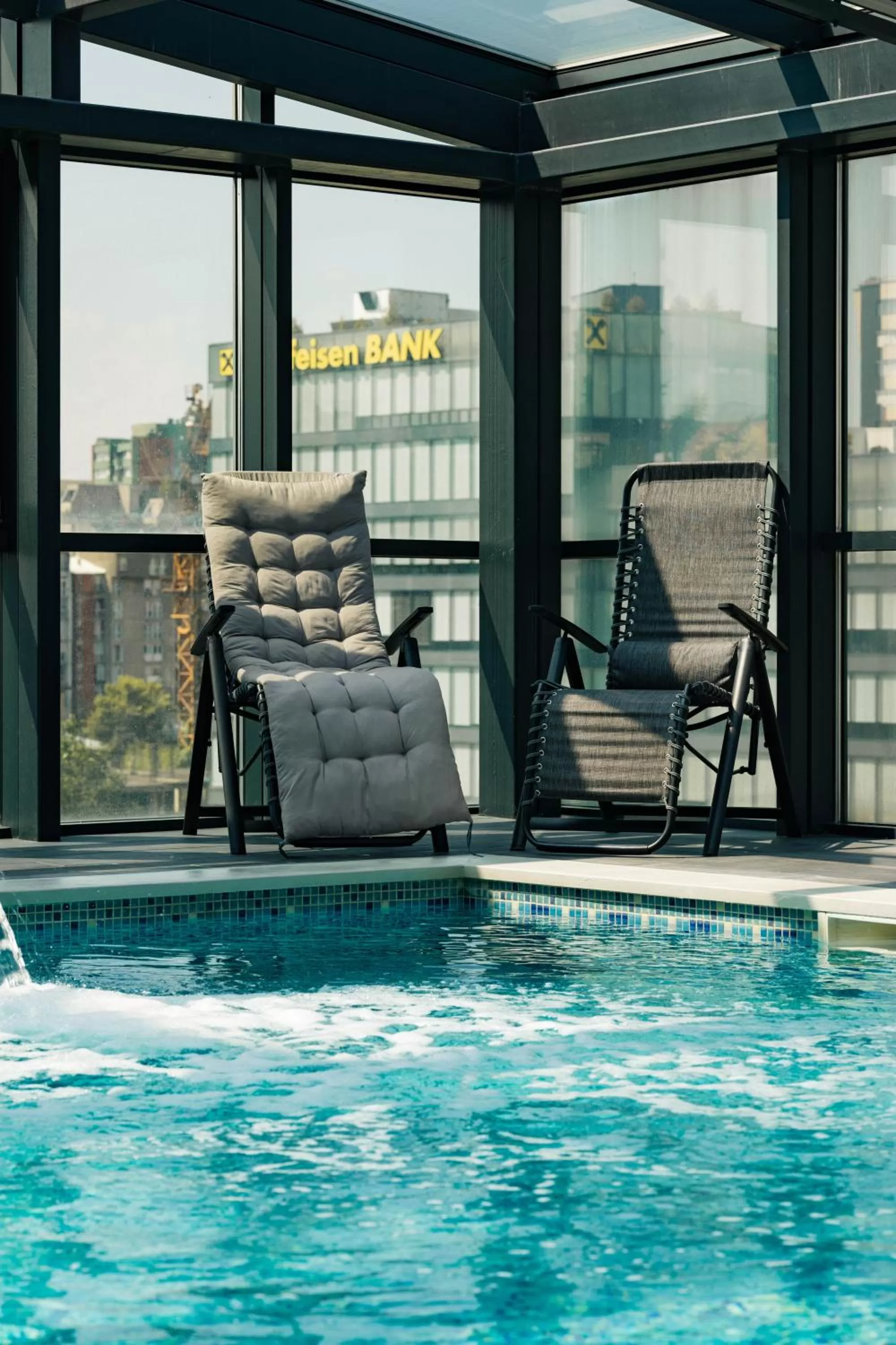 Swimming Pool in Hotel Prishtina