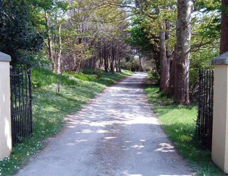 Garden view in Woodhill House