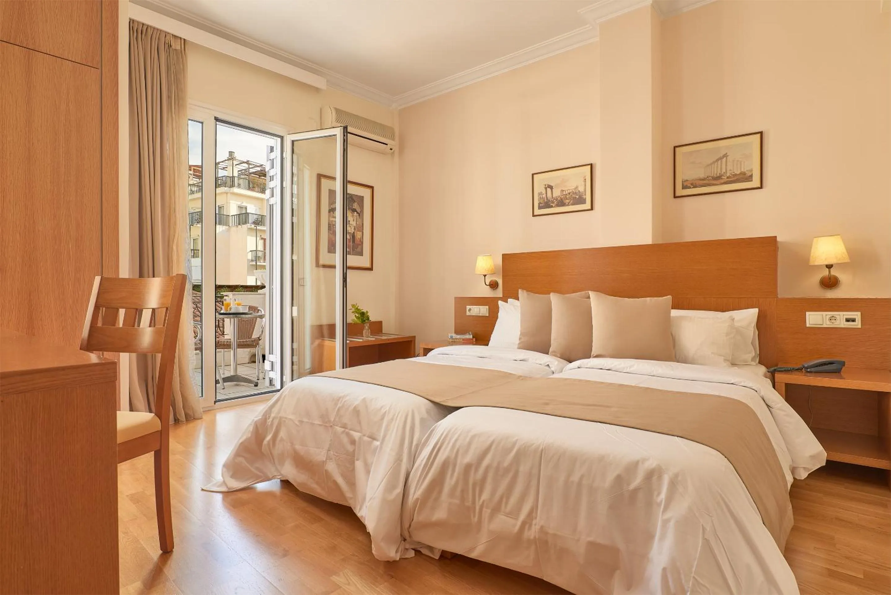 Bedroom, Bed in Athos Hotel