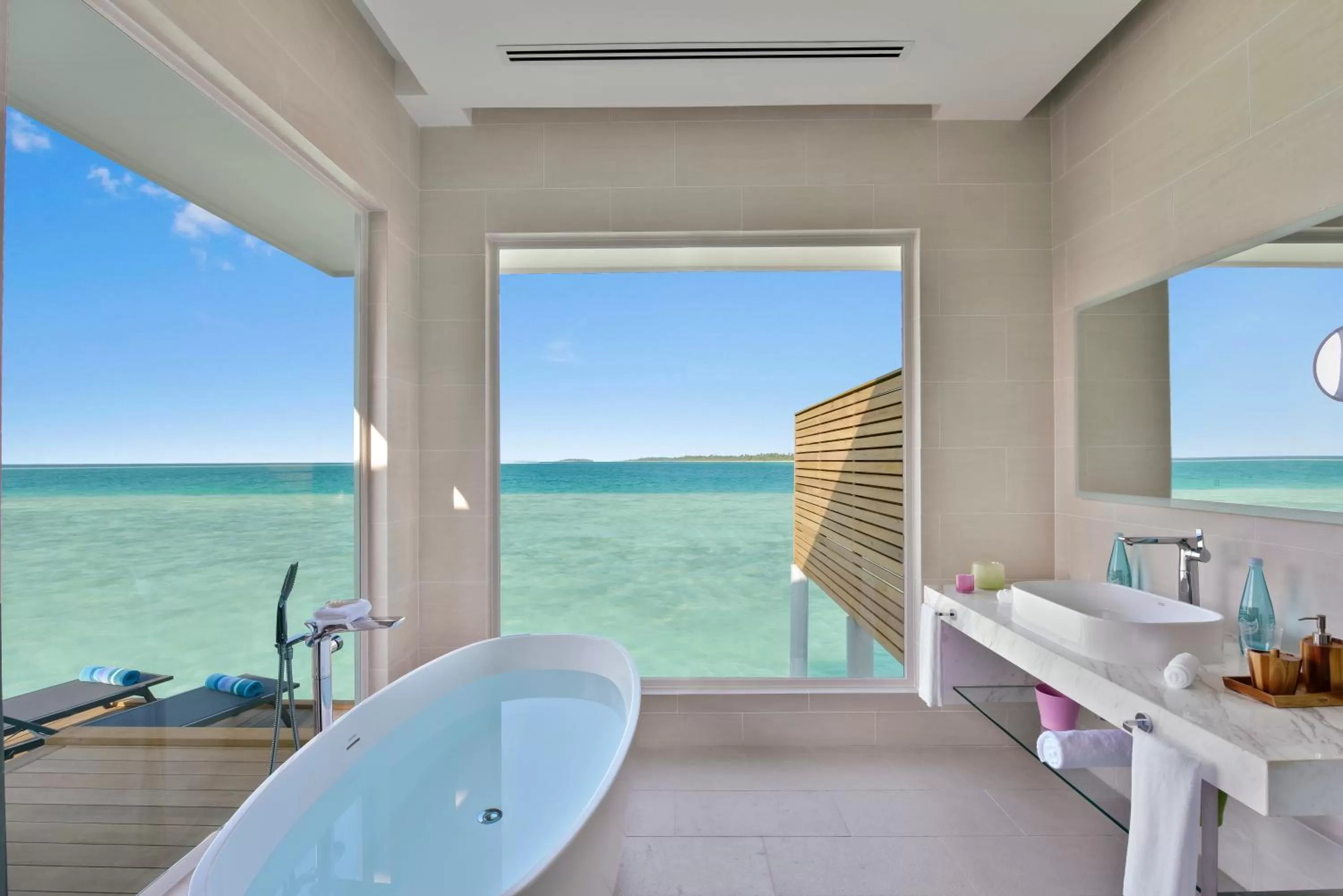Bathroom in Kandima Maldives - 50 Percent Off Return Domestic Flights for stays of 4 nights or more between 11th April 2026 to 31st October 2026