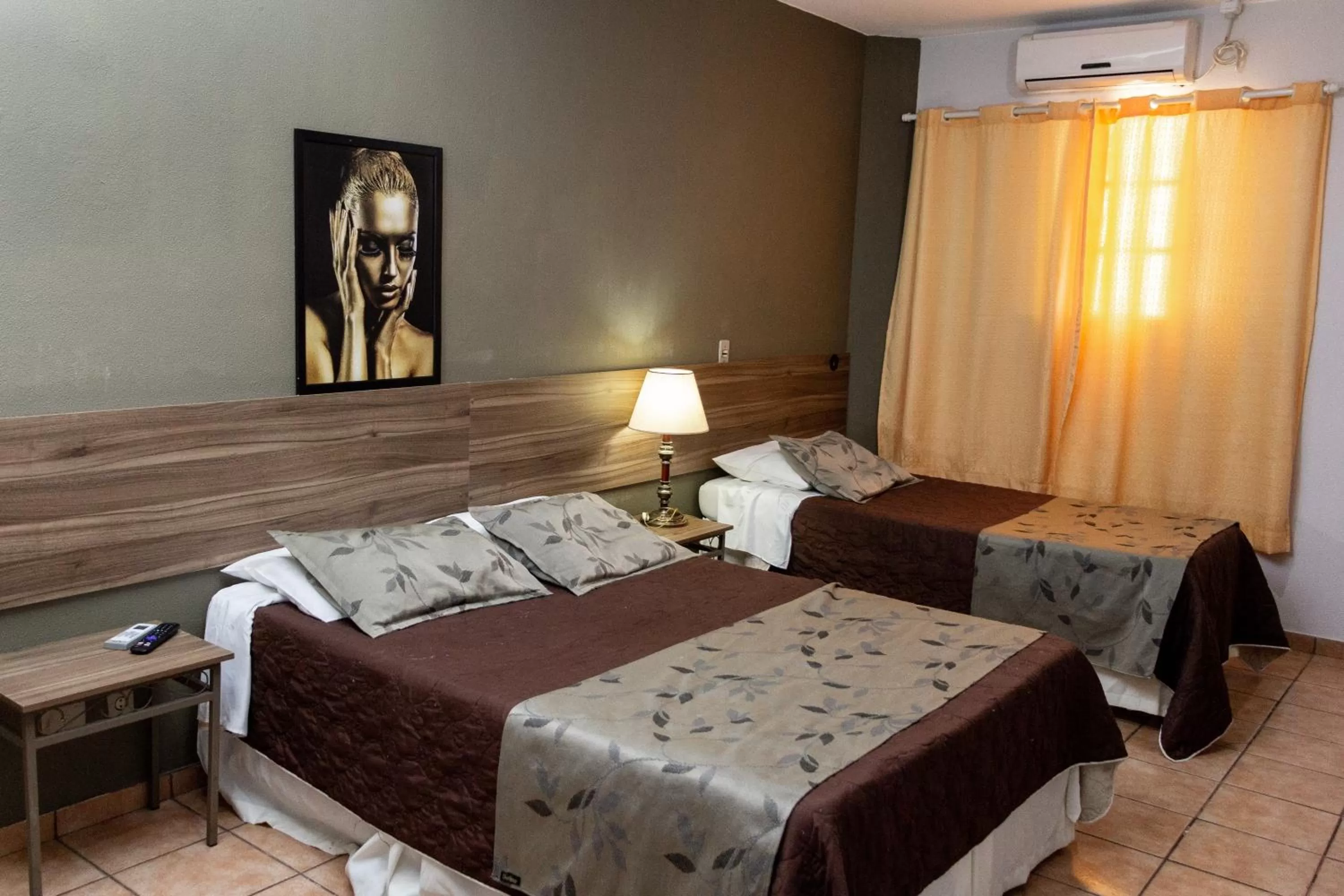 Bed in Hotel Alfa de Bauru Ltda