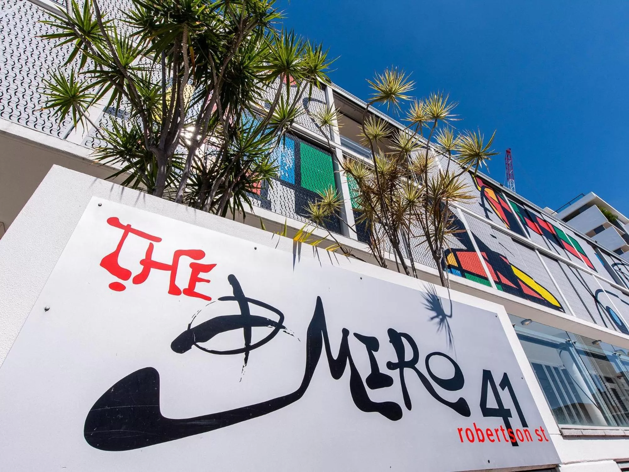 Facade/entrance in The Miro Apartments