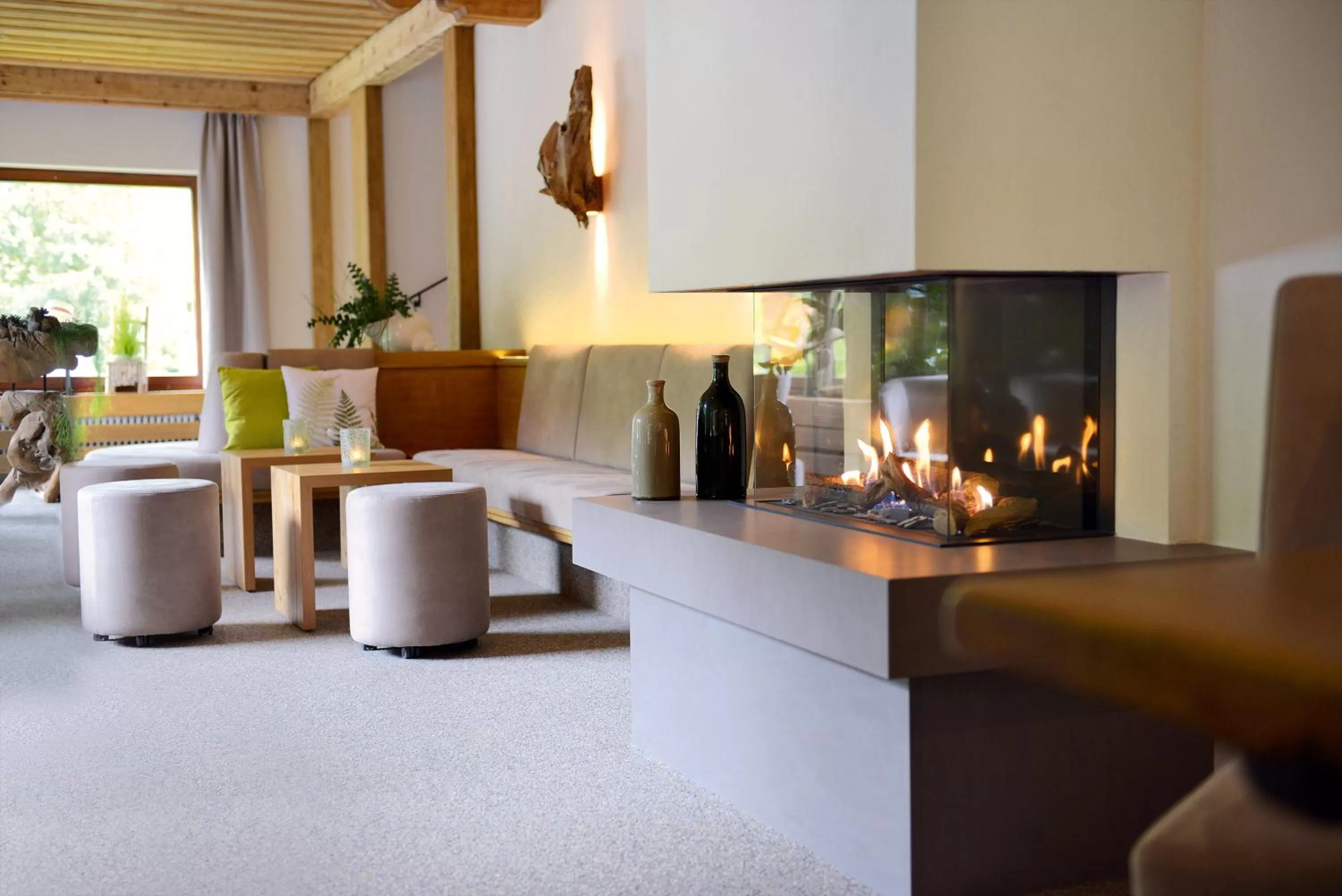 Lobby or reception in Hotel Grüner Wald