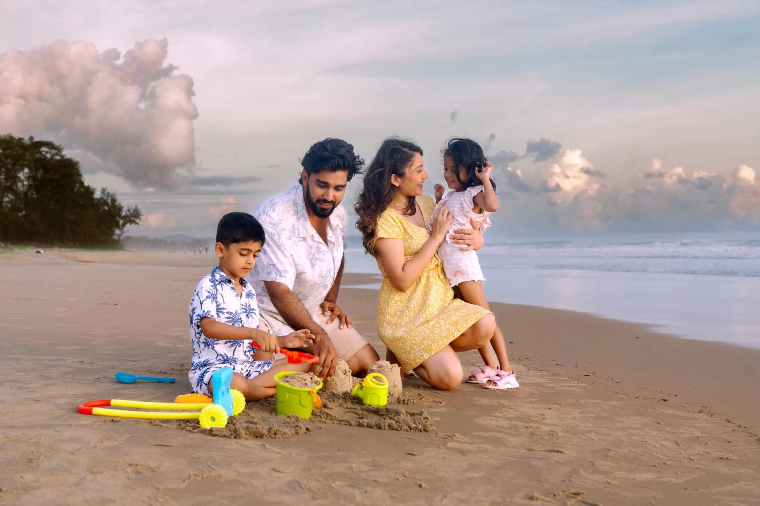 Beach in Country Inn Goa Varca Beach - 2 minutes walk to the beach