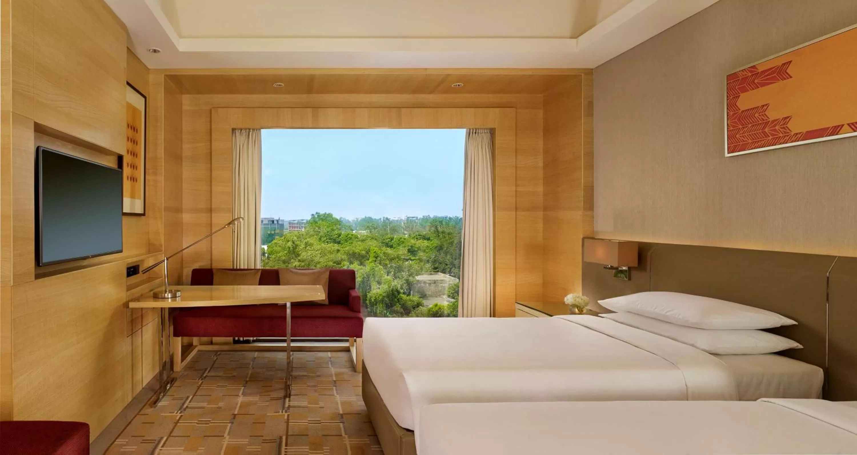 Photo of the whole room, Bed in Hyatt Regency Chandigarh