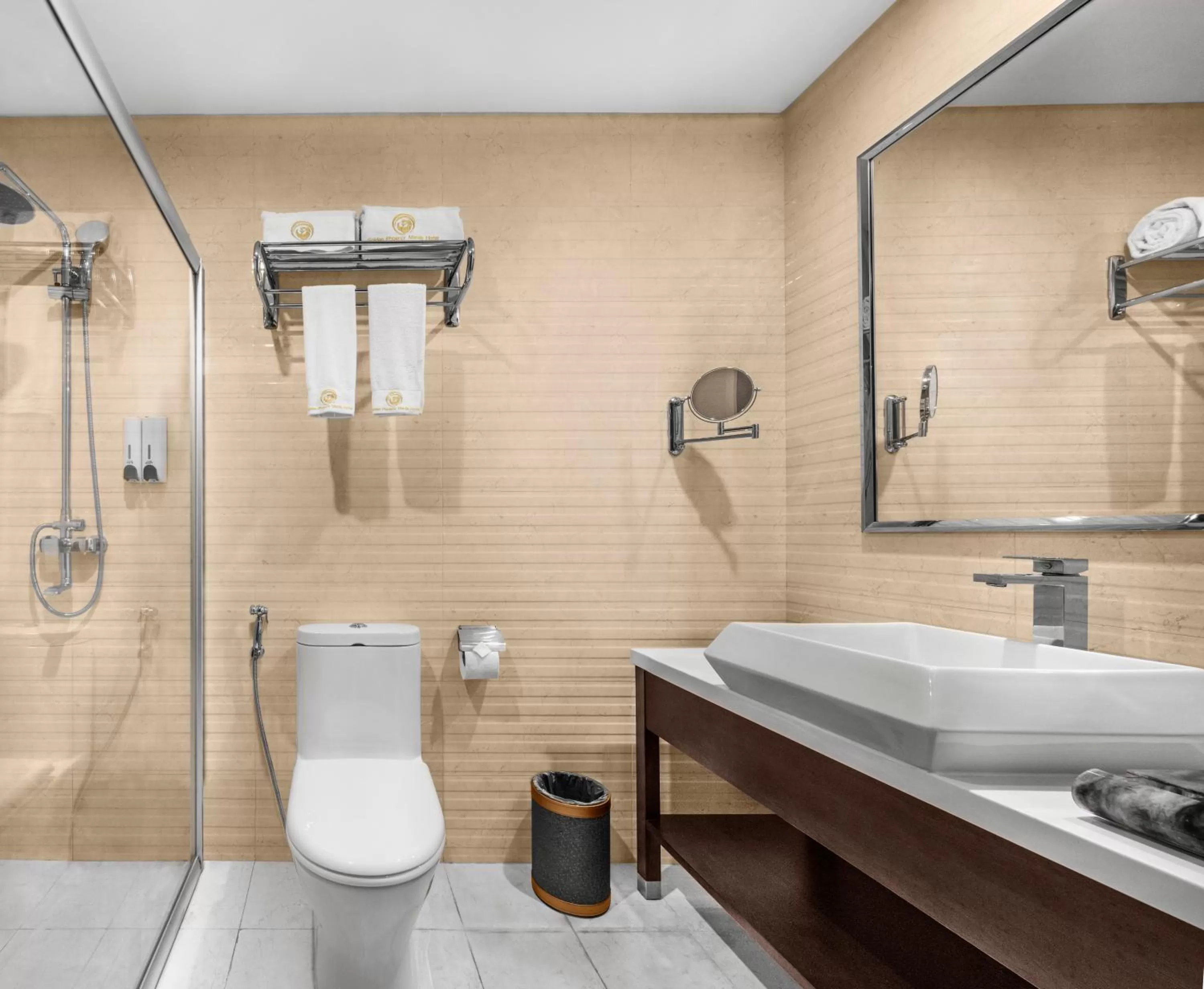 Shower in Golden Phoenix Hotel - Manila