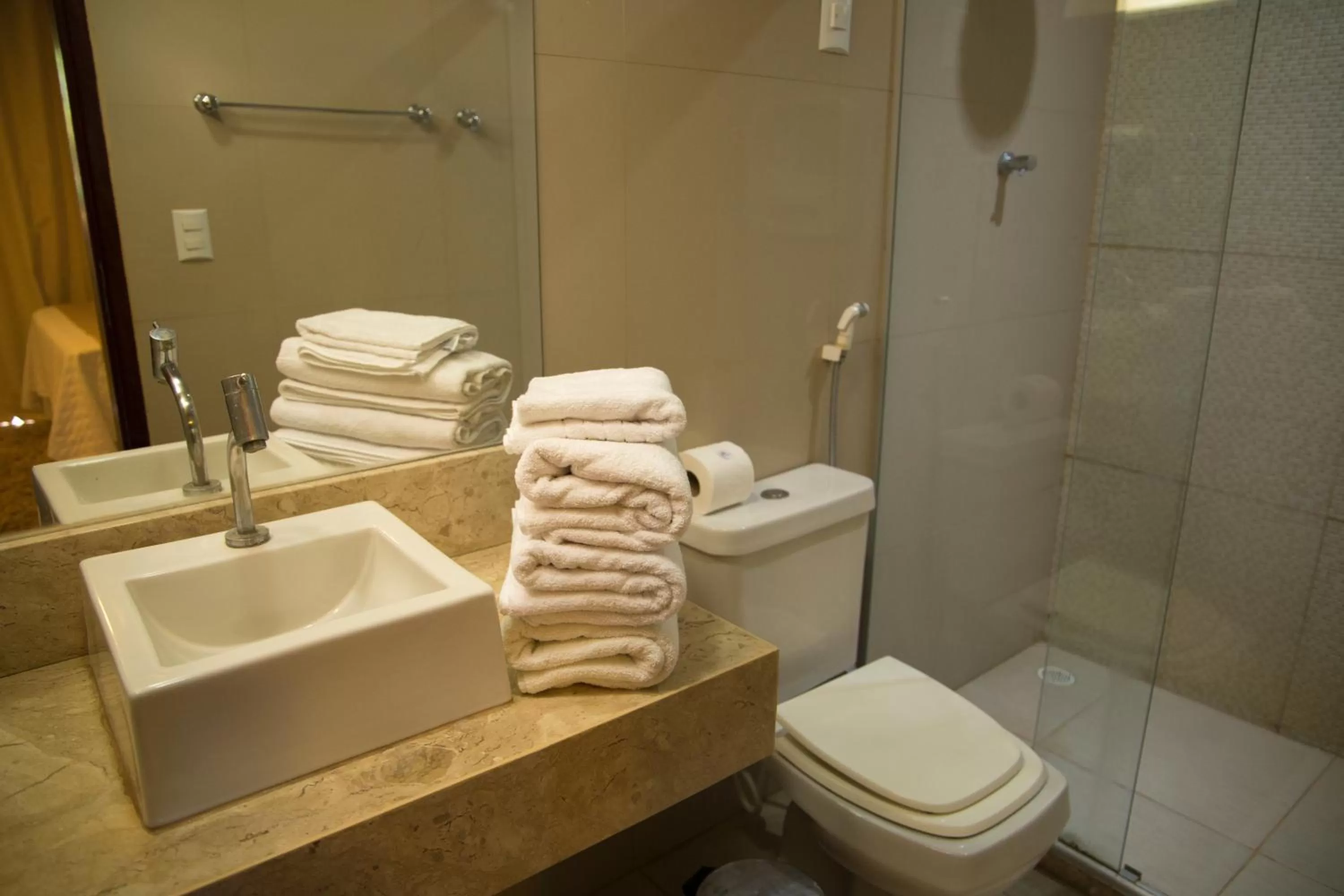 Bathroom in Pousada Sol e Mar