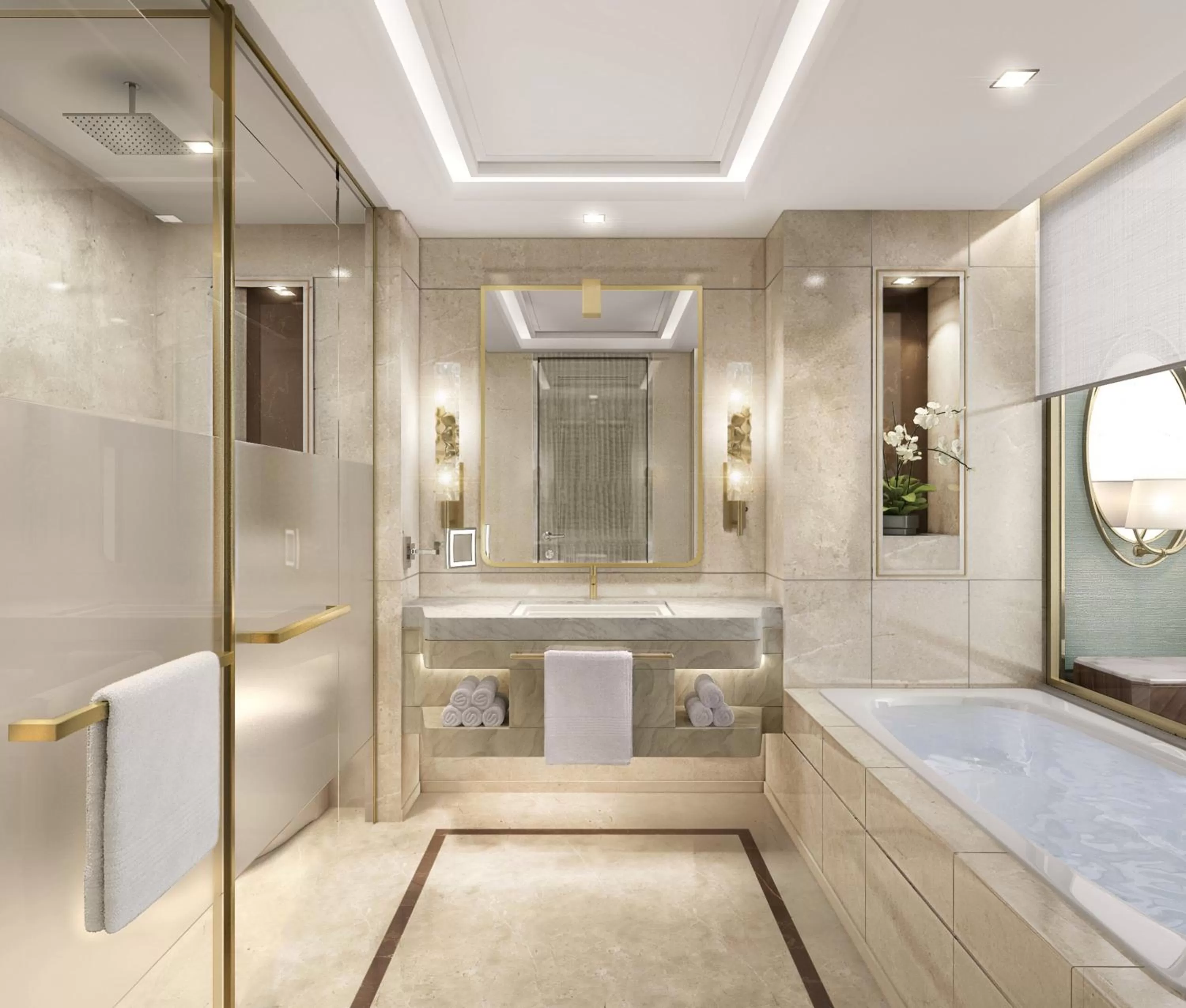 Bathroom in InterContinental Hotels Jakarta Pondok Indah by IHG