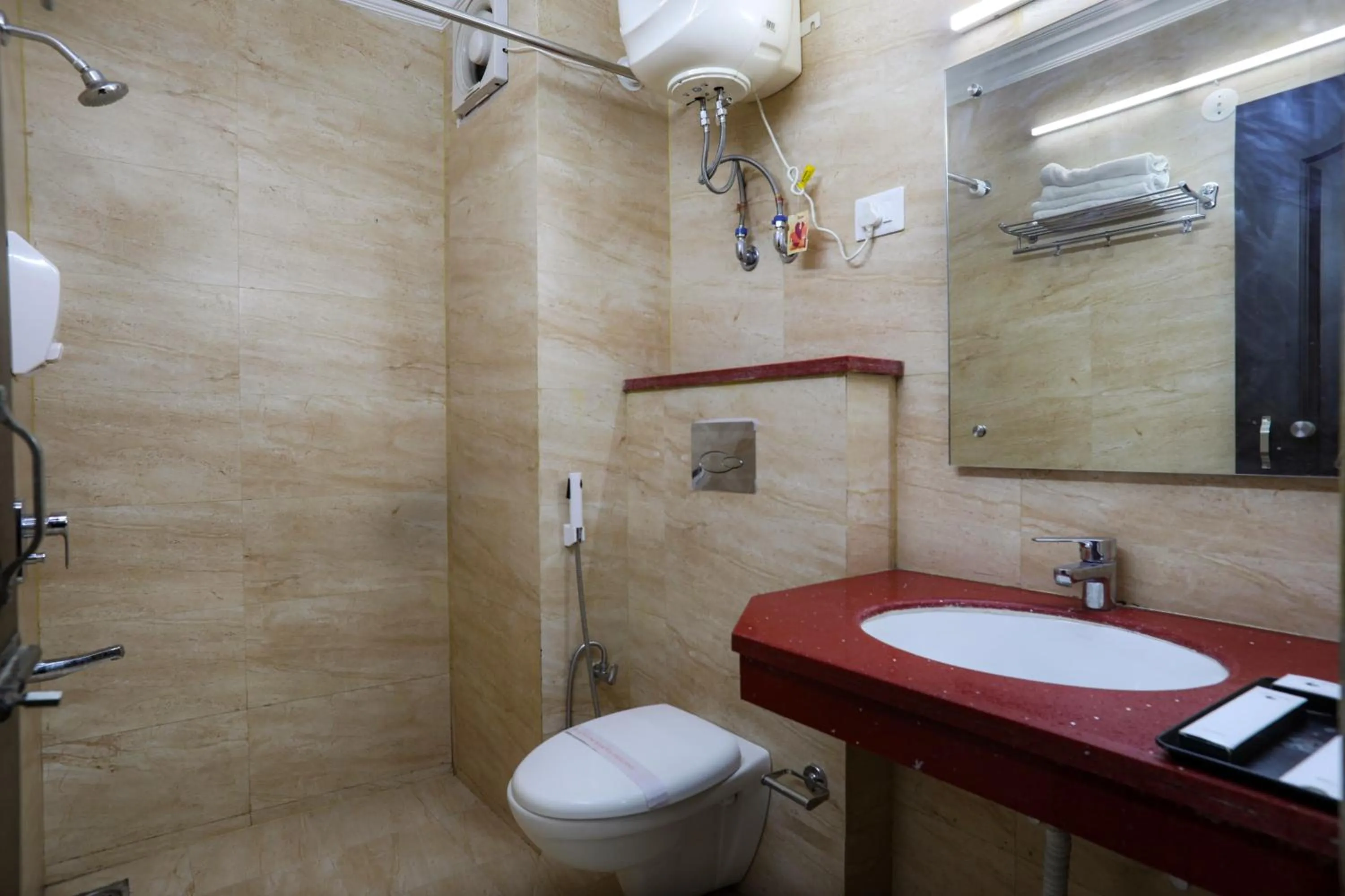 Shower in The Mountain Quail