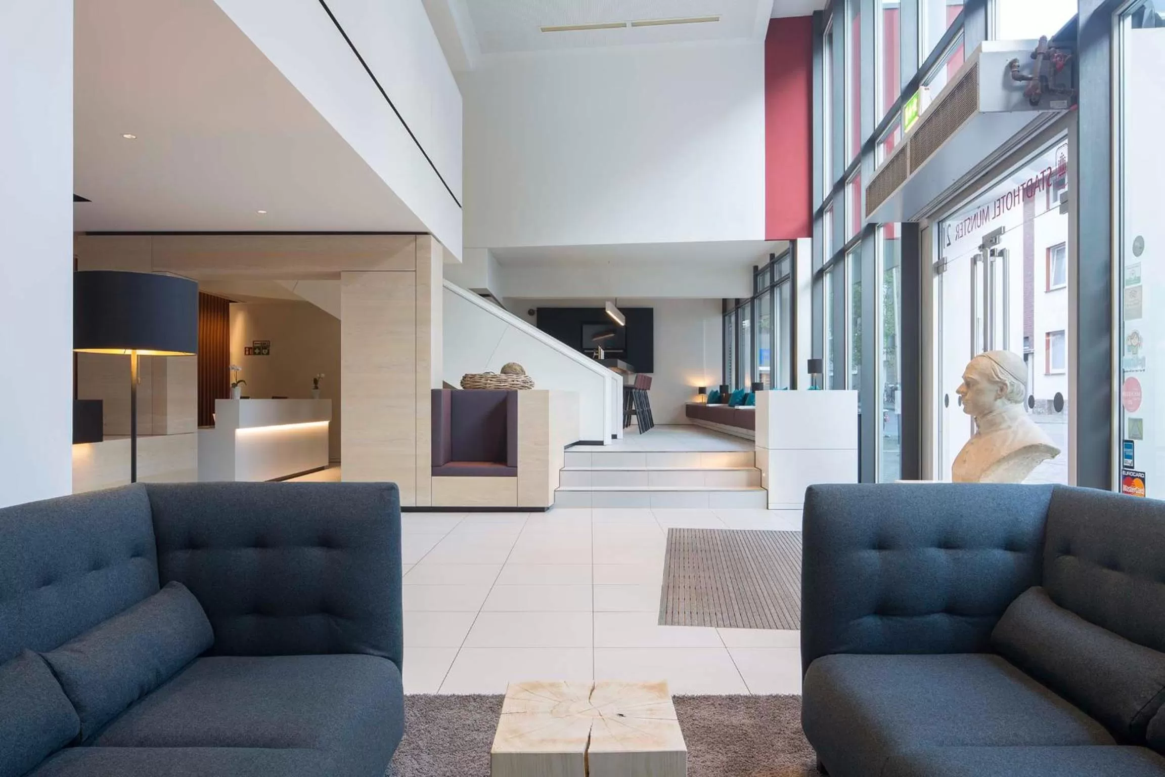 Lobby or reception in Stadthotel Münster