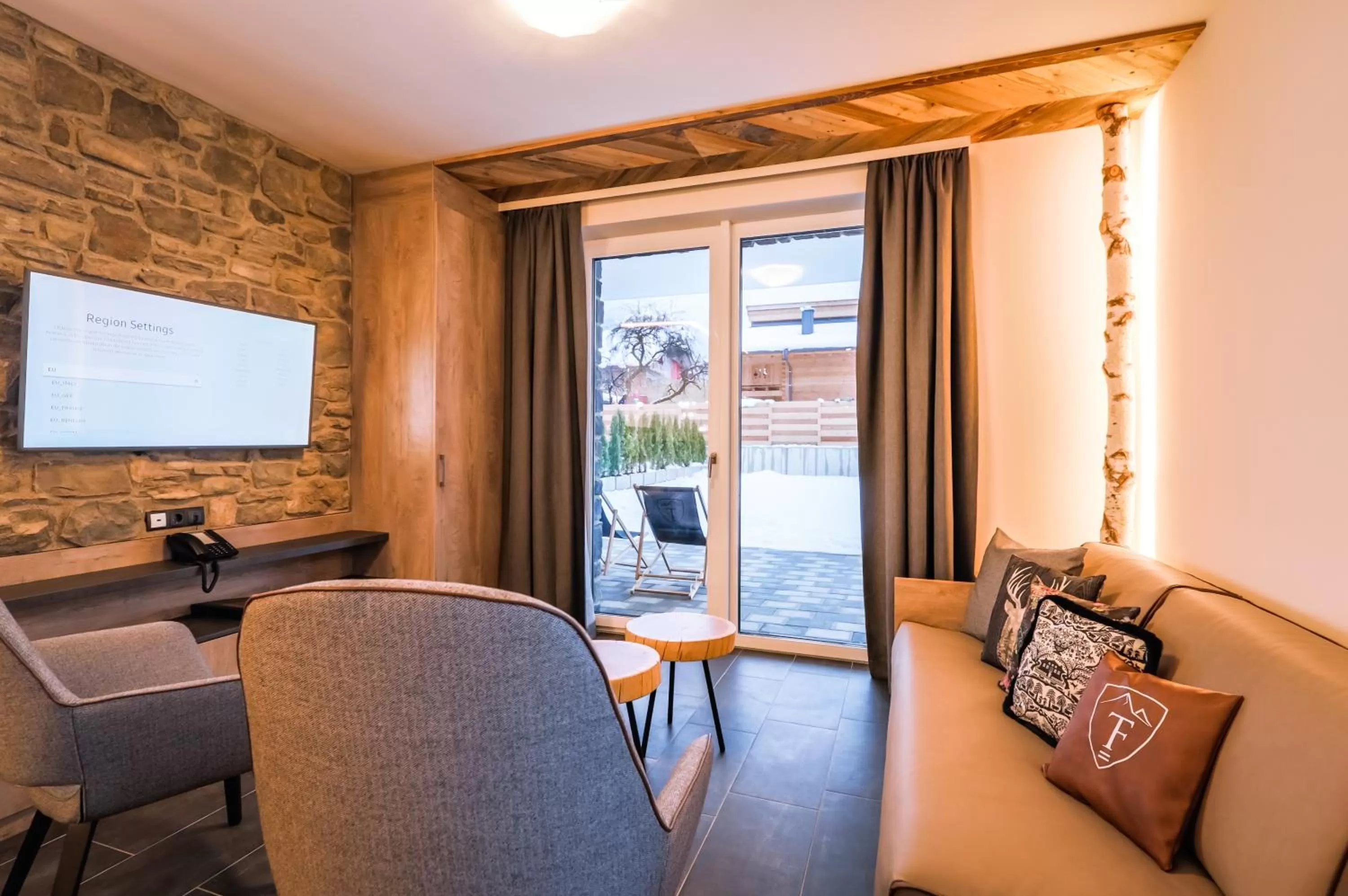 Living room in 24 by AvenidA - Mountain Hotel