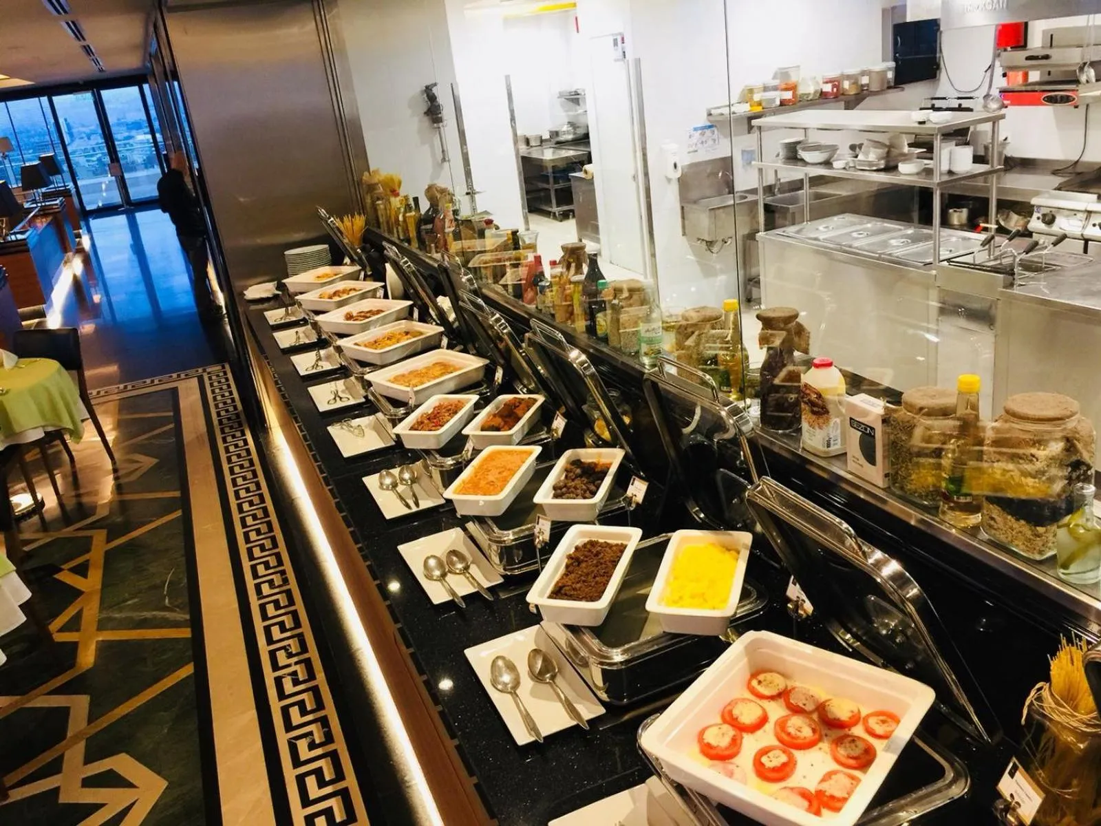 Buffet breakfast in Latanya Hotel Ankara