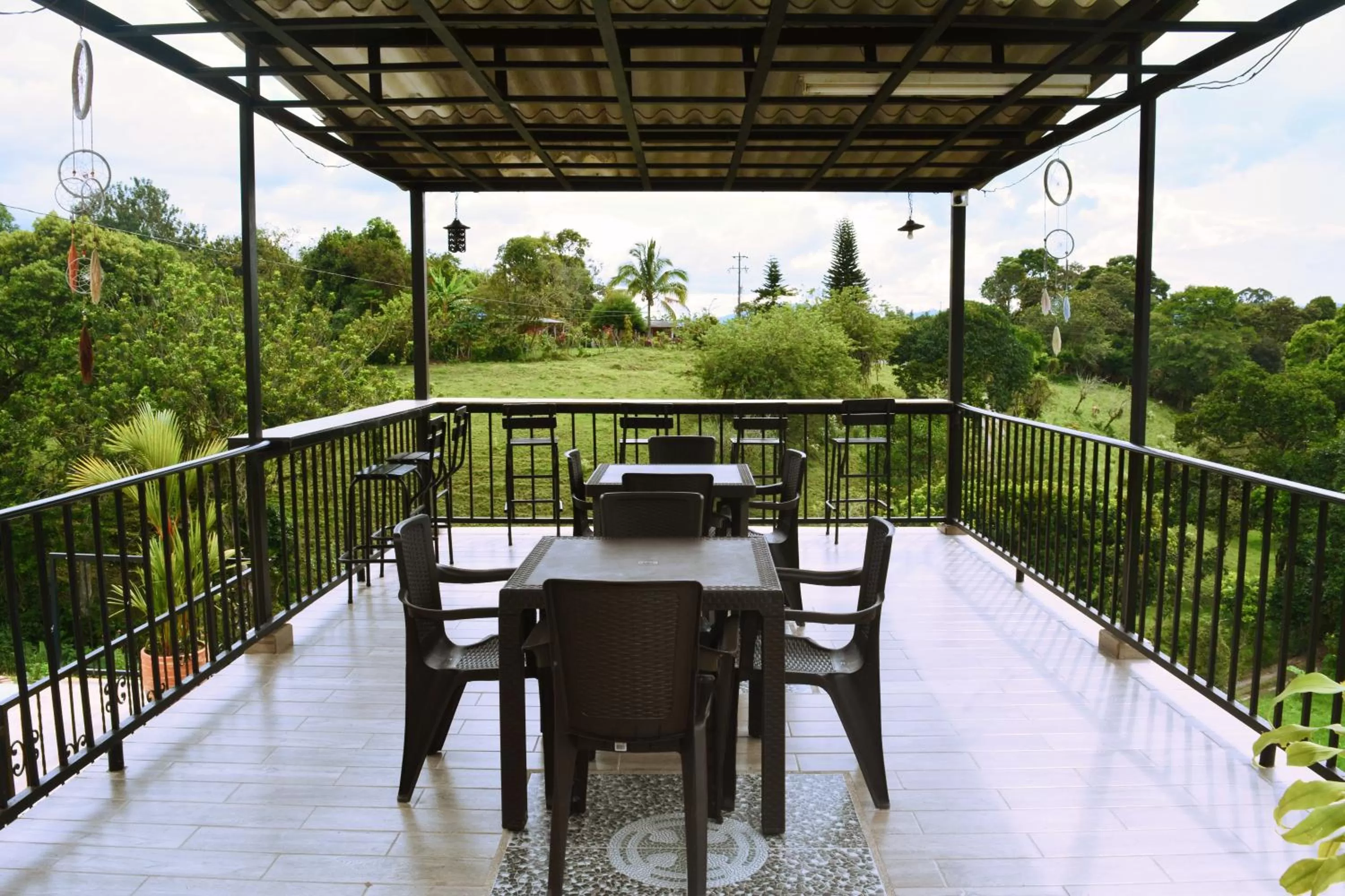 Natural landscape, Balcony/Terrace in Hotel Casa campestre HH