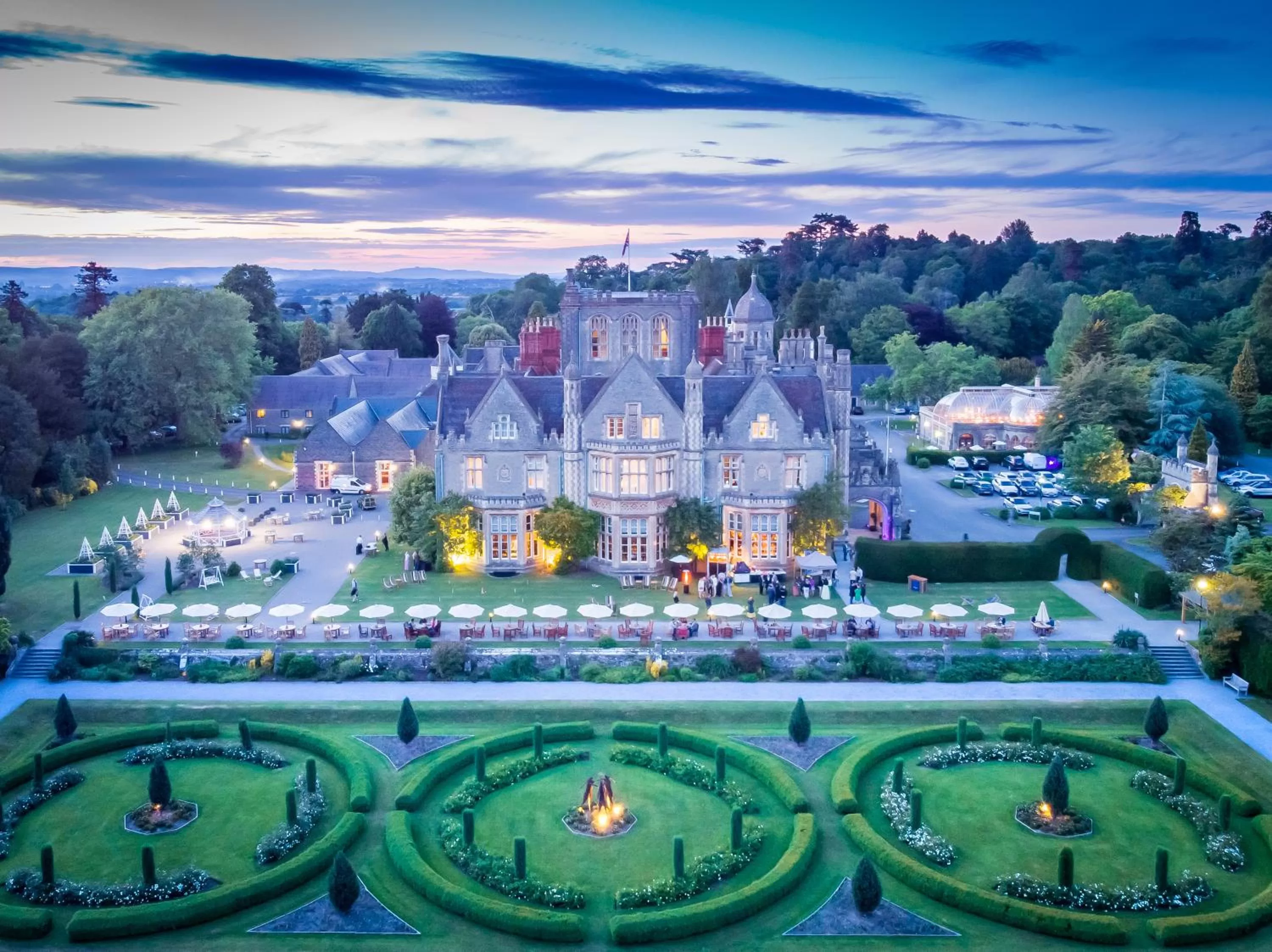 Bird's eye view in De Vere Tortworth Court