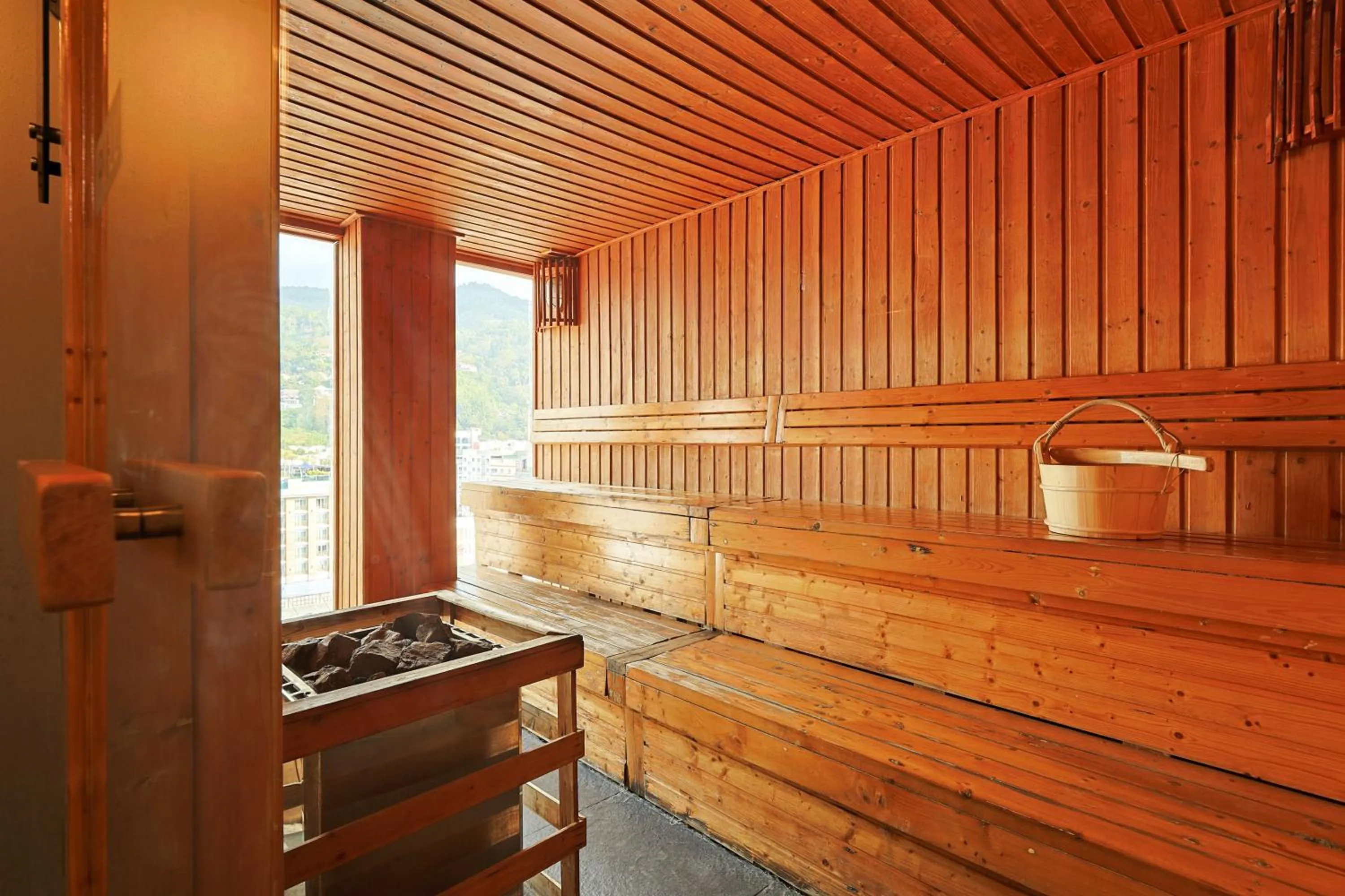 Sauna in The Gig Hotel