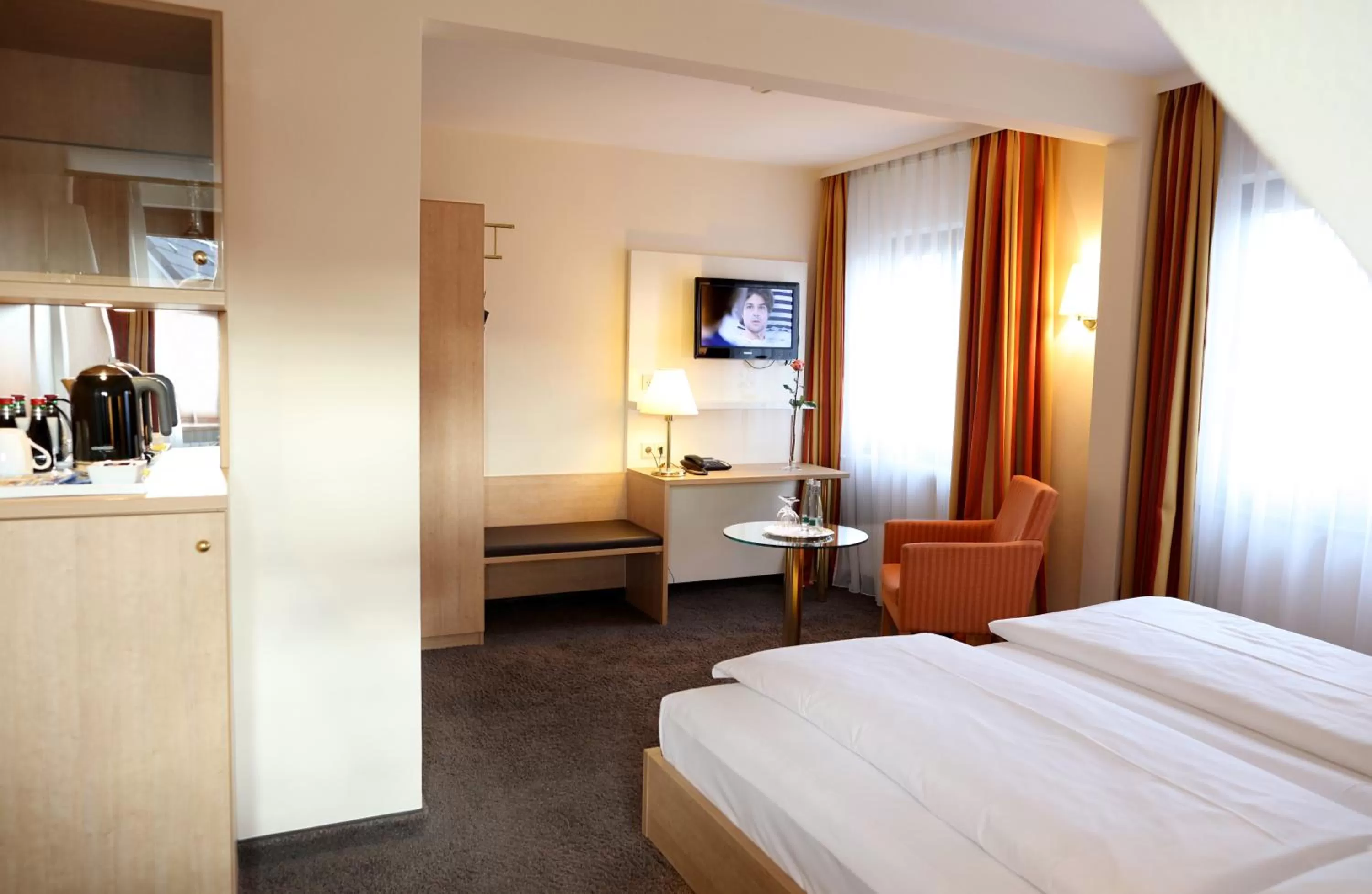 Photo of the whole room, Bed in Hotel Warteck