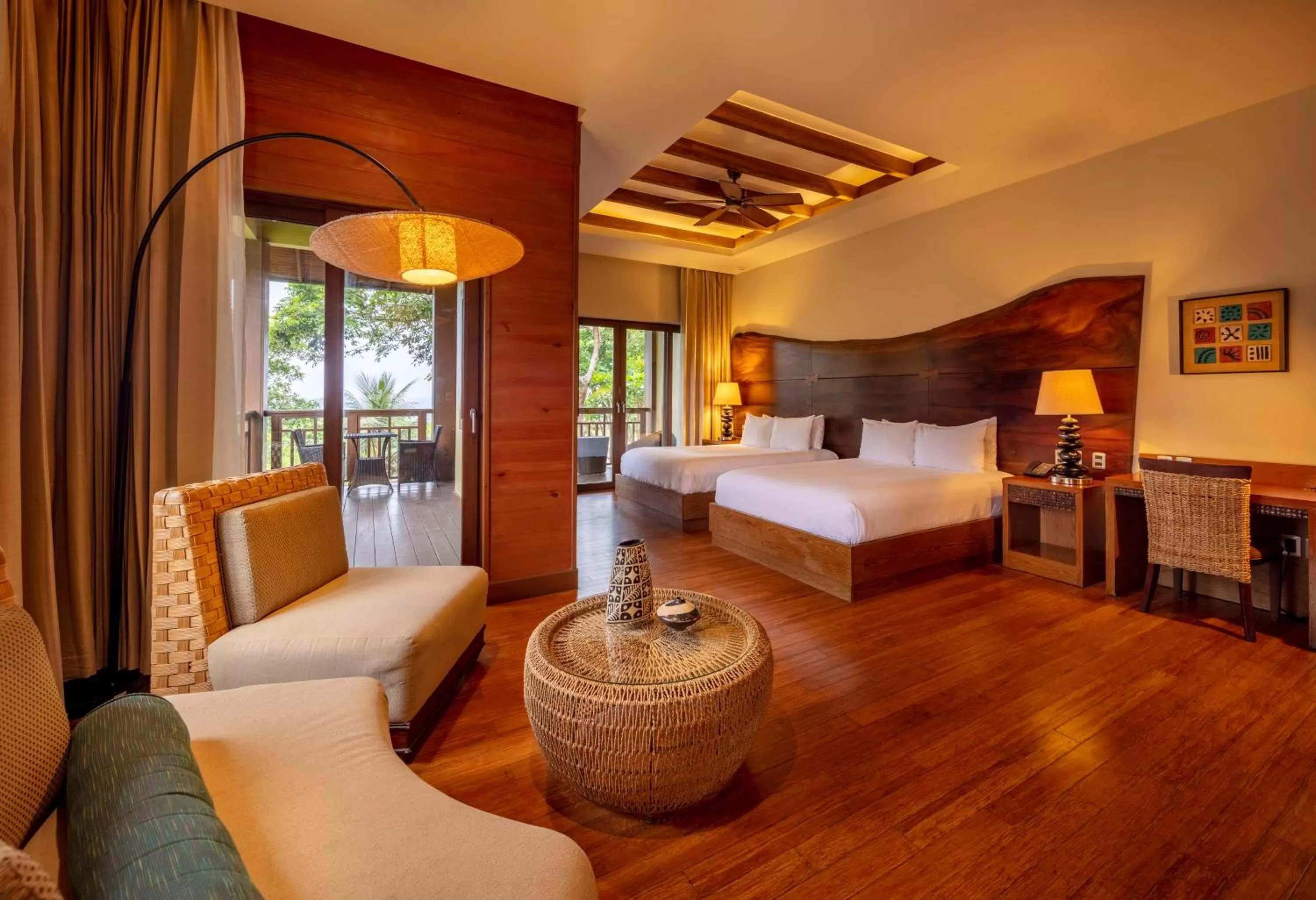 View (from property/room), Bed in Indura Beach & Golf Resort Curio Collection By Hilton