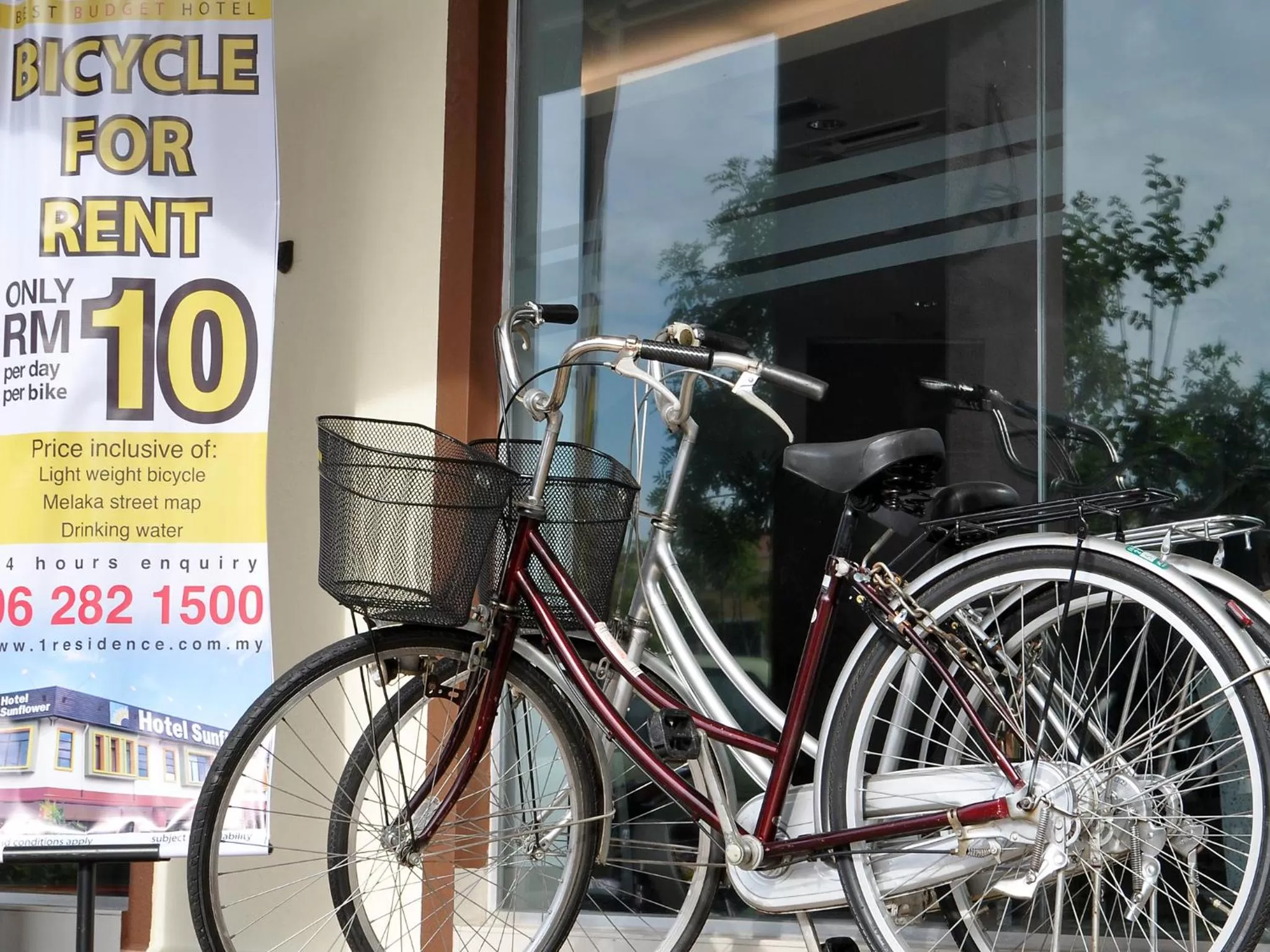 Area and facilities, Biking in Sunflower Hotel Malacca