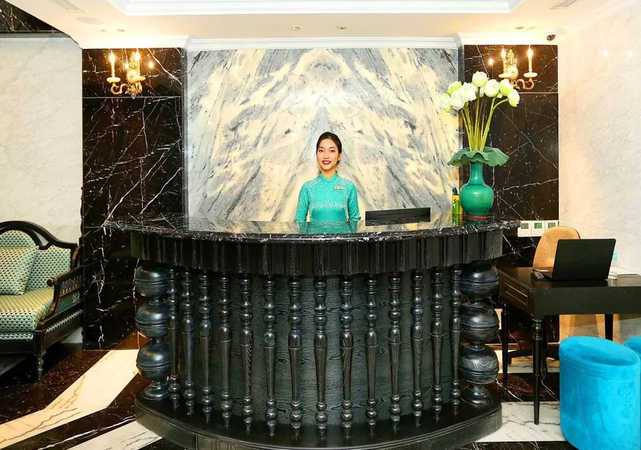 Lobby or reception in Hanoi Emerald Waters Hotel Valley