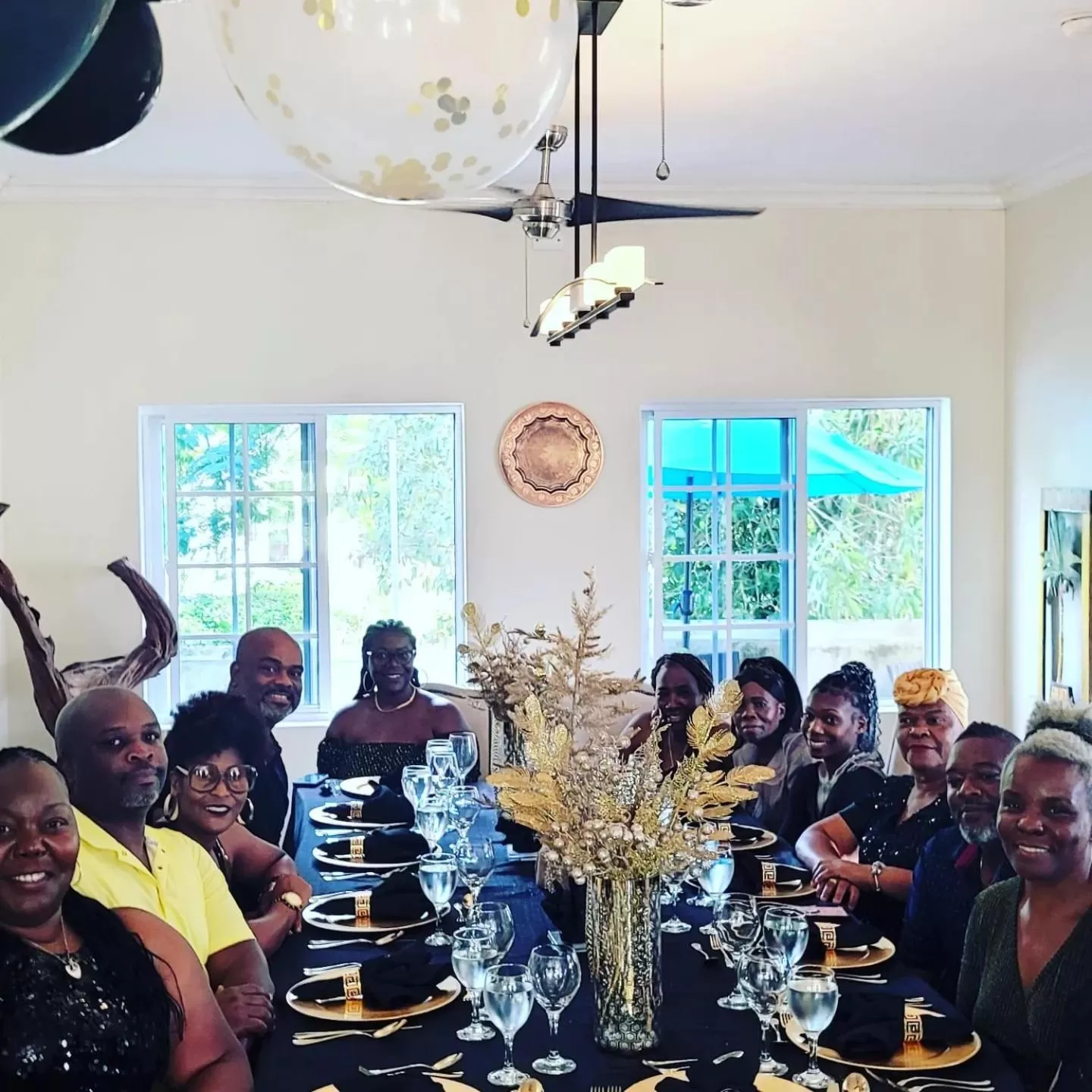 Dinner in Blue Paloma Bed & Breakfast