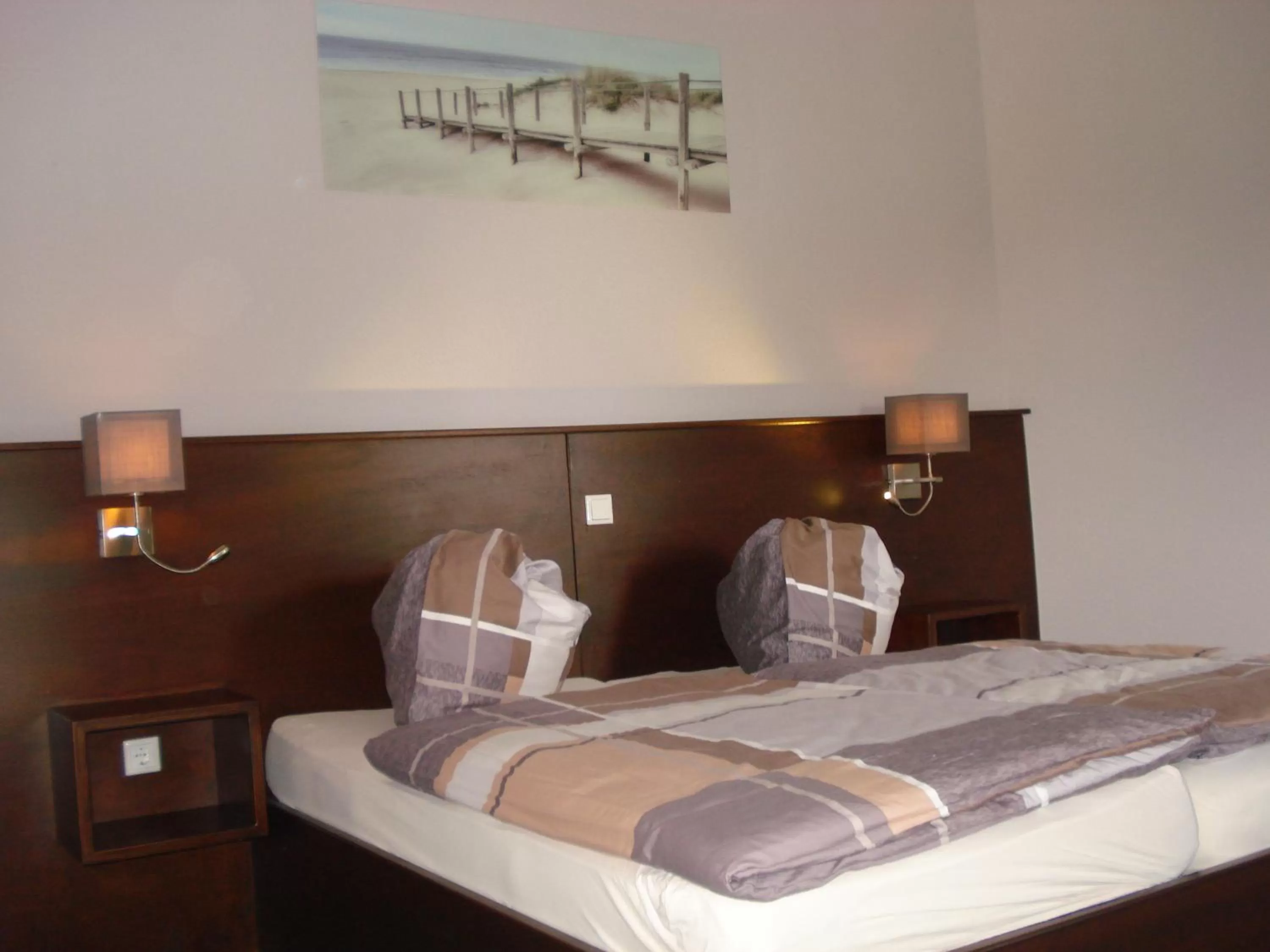 Bed in Hotel Restaurant Fritz