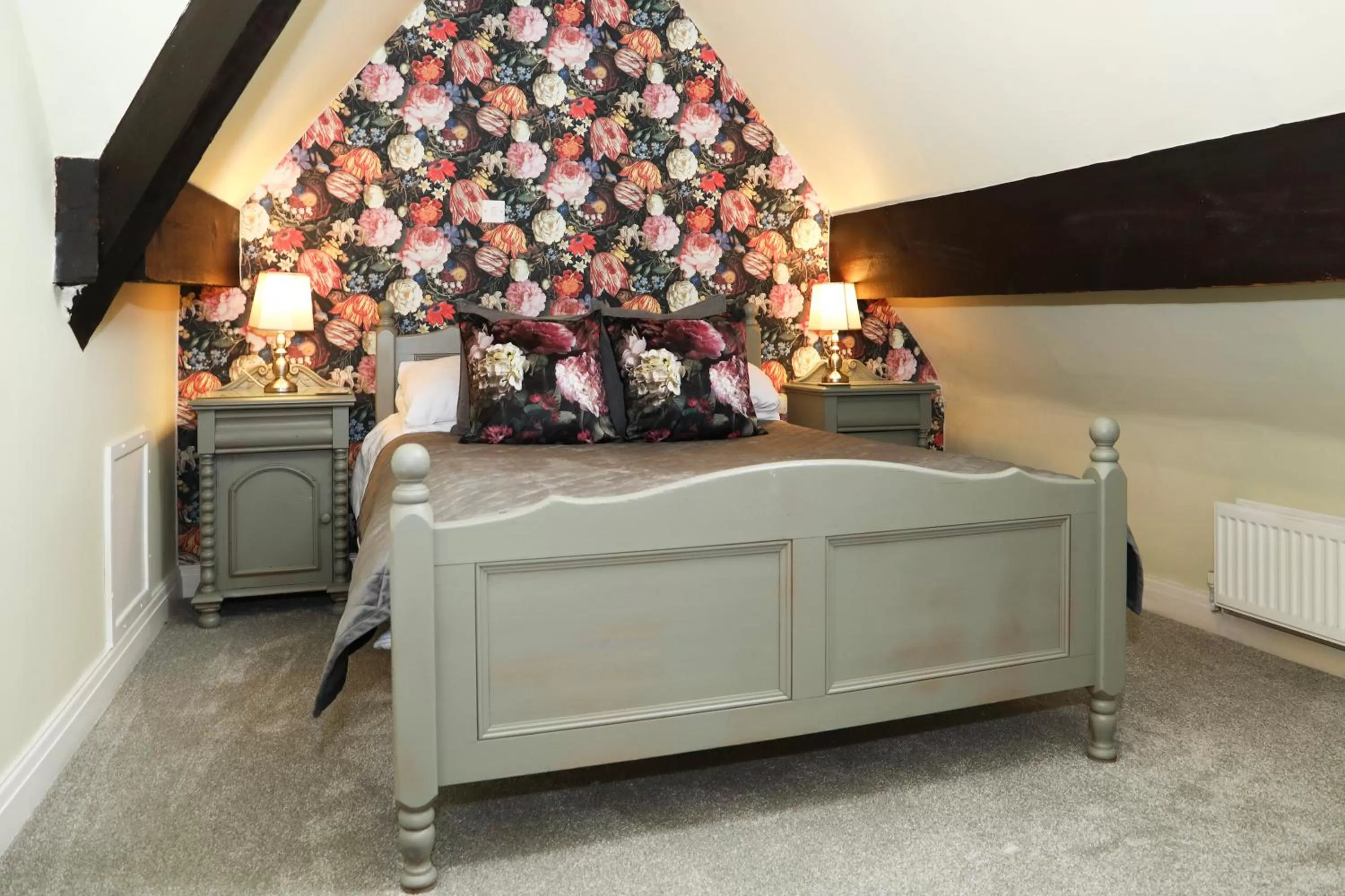 Bed in Rosehill House Hotel