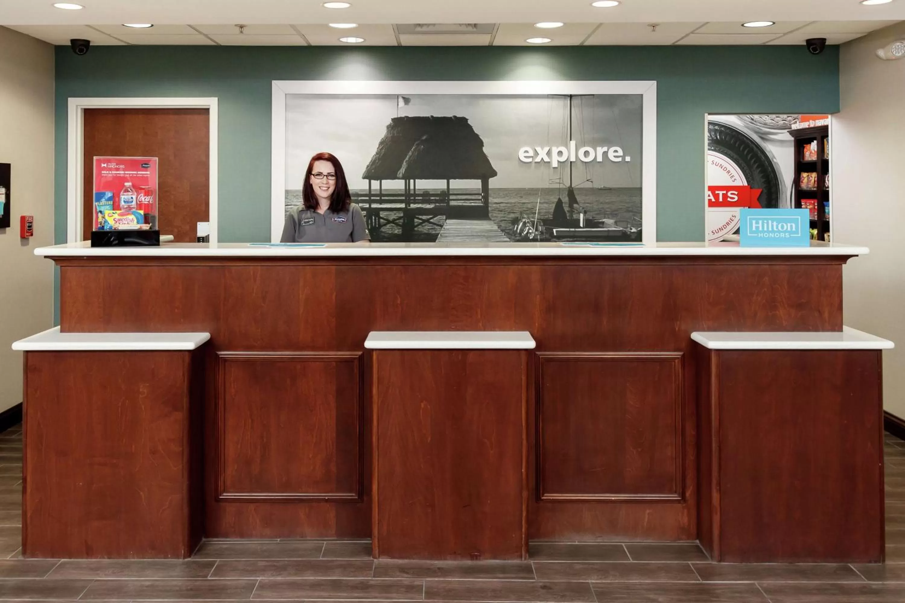 Lobby or reception in Hampton Inn & Suites Navarre